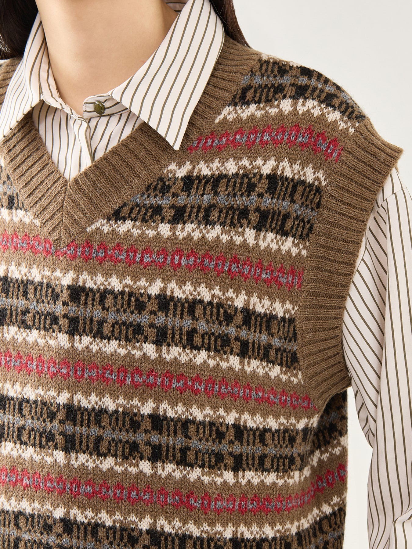 Fleres Knitted Fairisle Vest