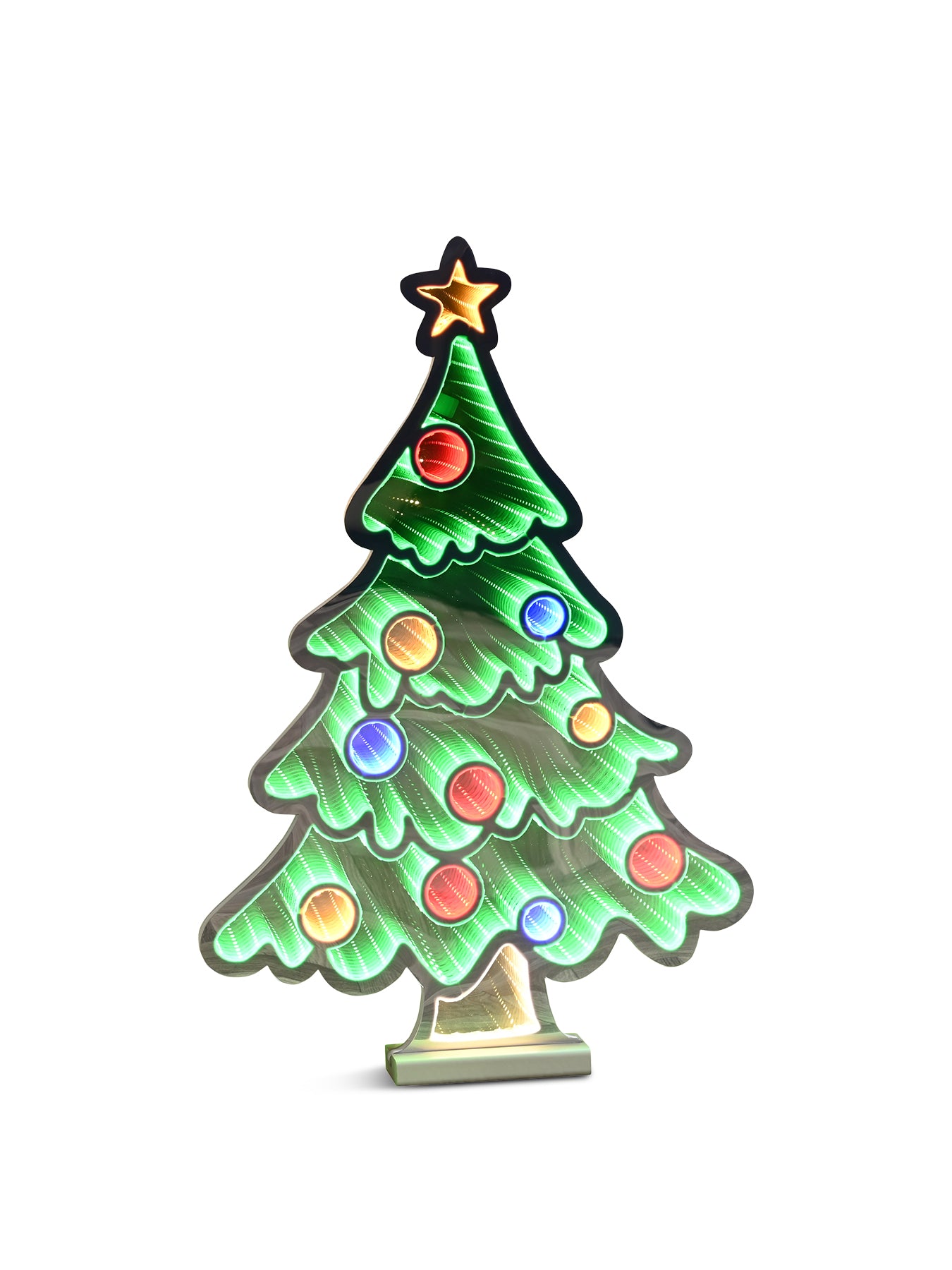Christmas Tree LED Neon Sign with Base 60cm