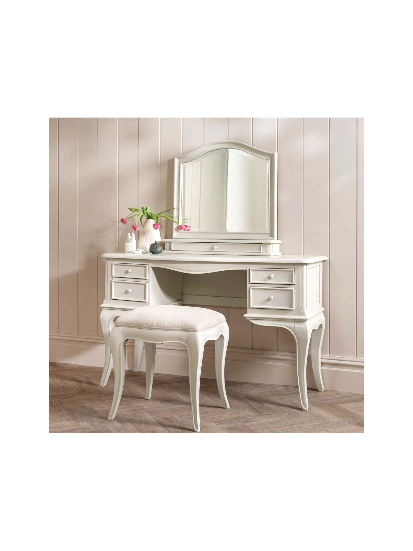 Calista Off White Wooden Dressing Table