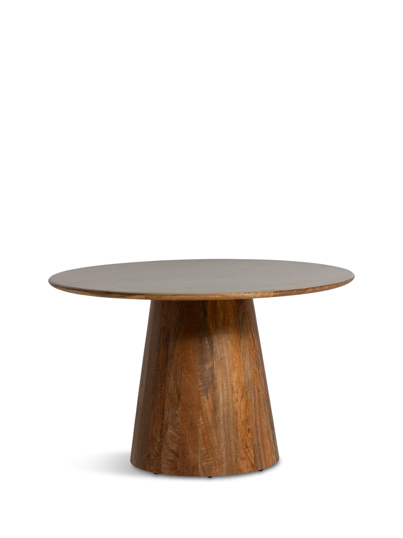 Burlington Mango Wood Circular Dining Table, Seats 4