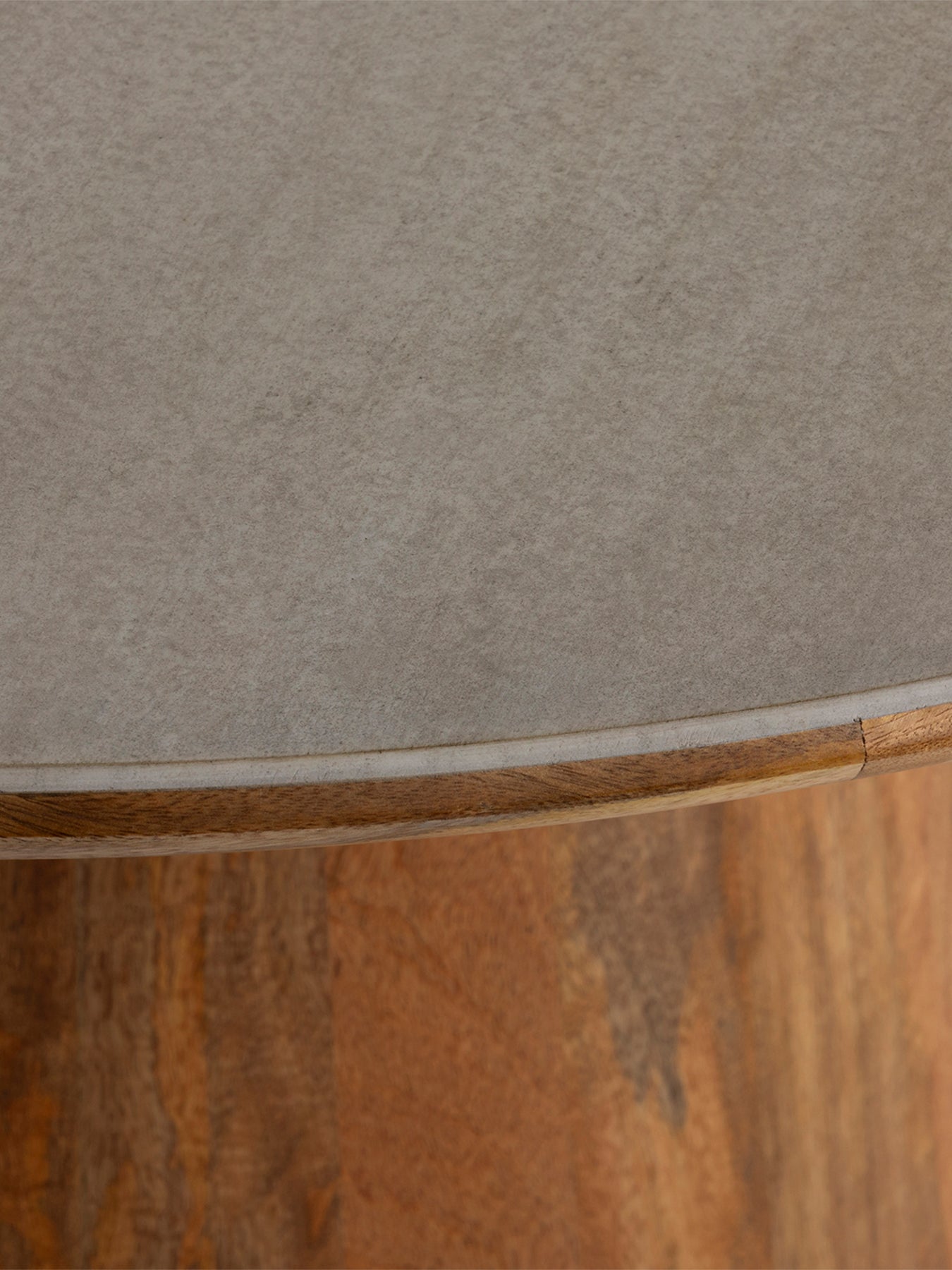 Burlington Mango Wood Circular Dining Table, Seats 4