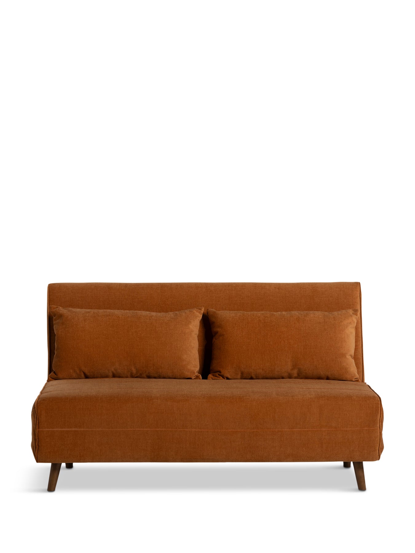 Efren Orange Fabric Sofa Bed
