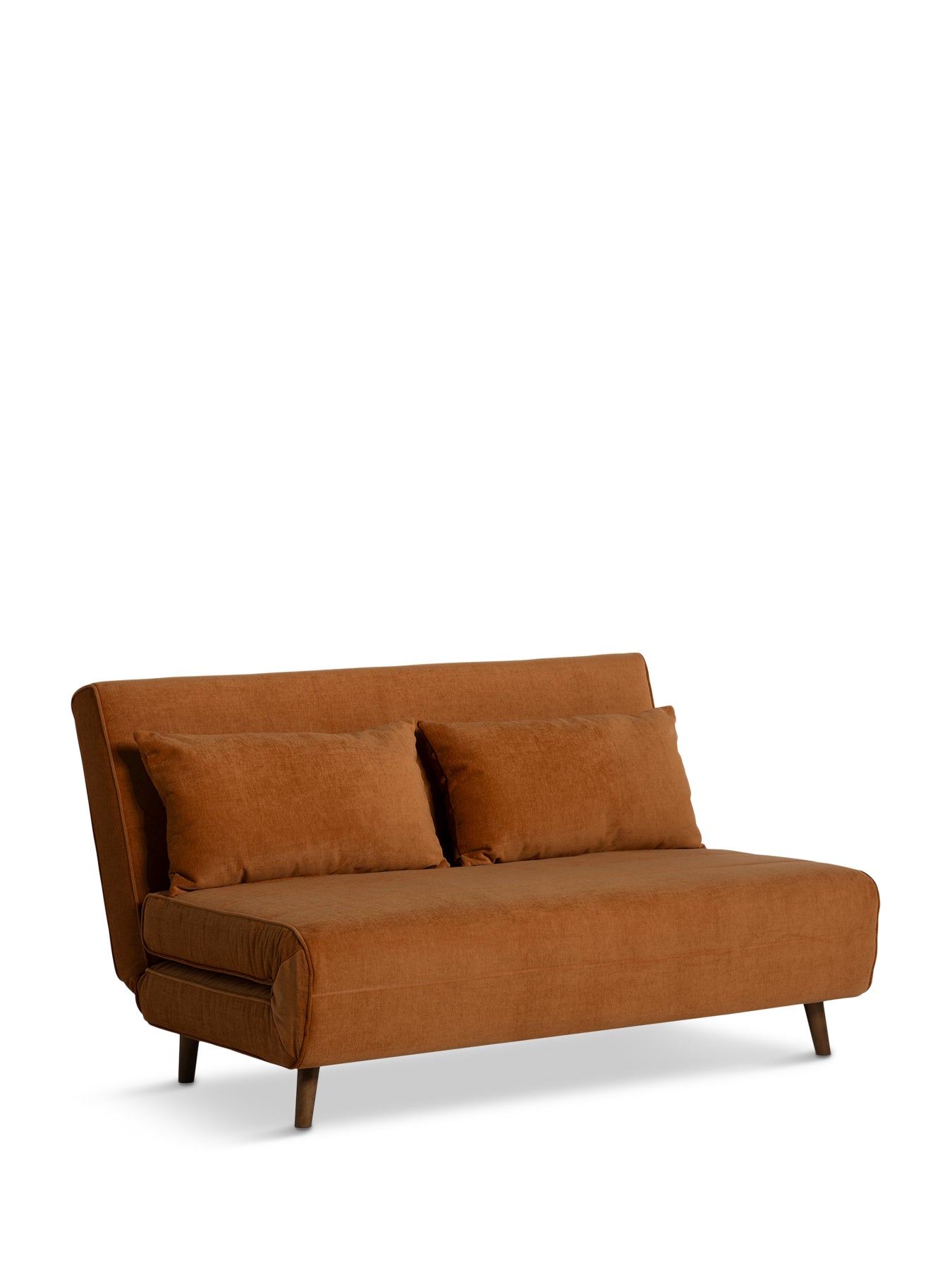 Efren Orange Fabric Sofa Bed