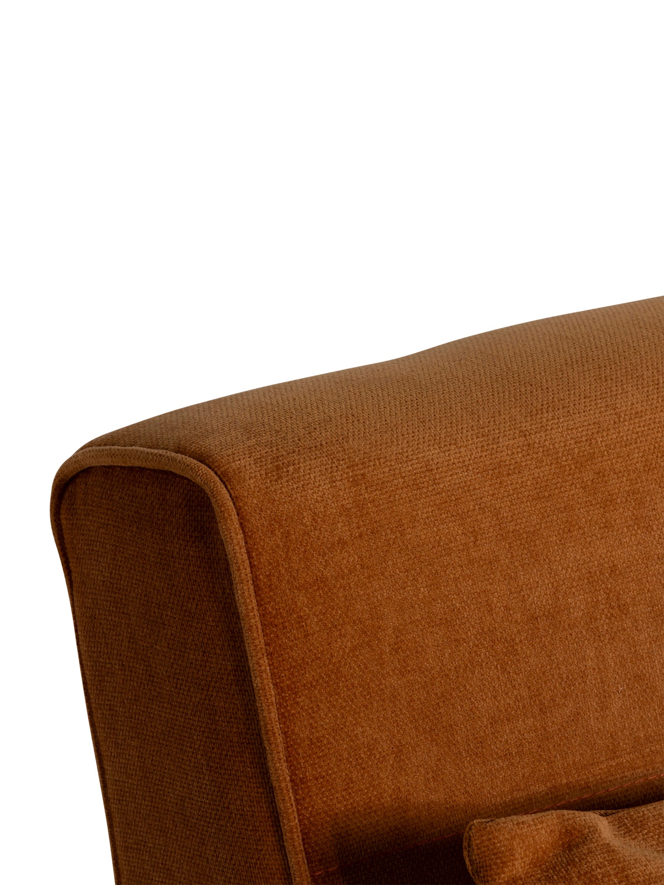 Efren Orange Fabric Sofa Bed