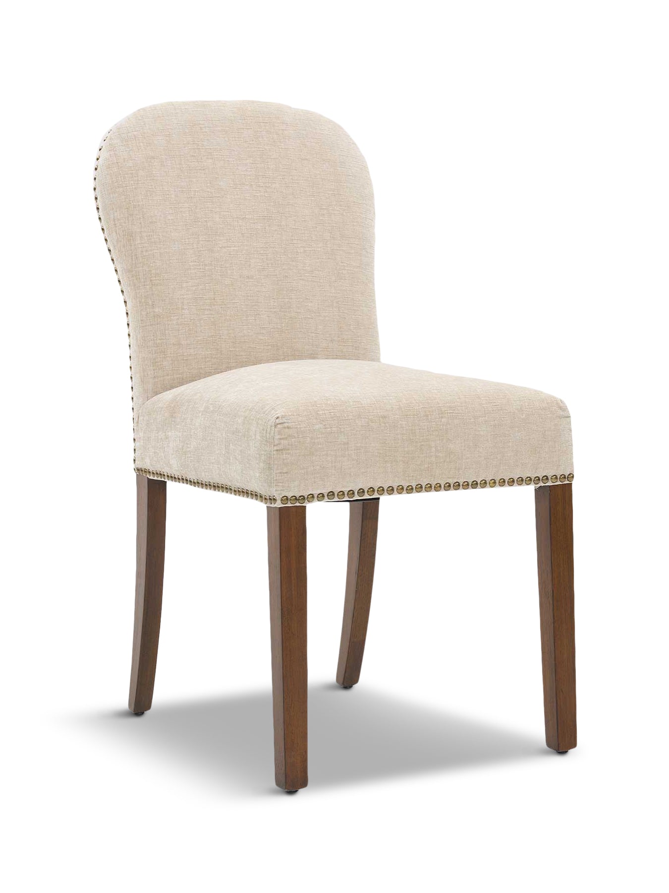 Gable Fabric Dining Chair Neutral