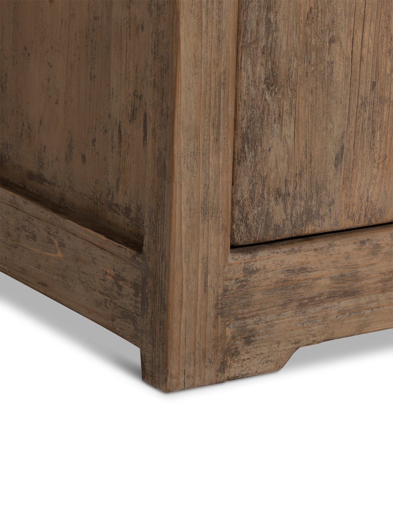 Quinta Brown Pine Wood 6 Door Cabinet