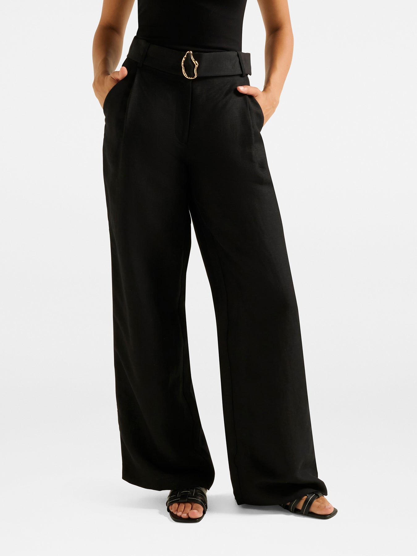 Alice Belted Wide Leg Pants