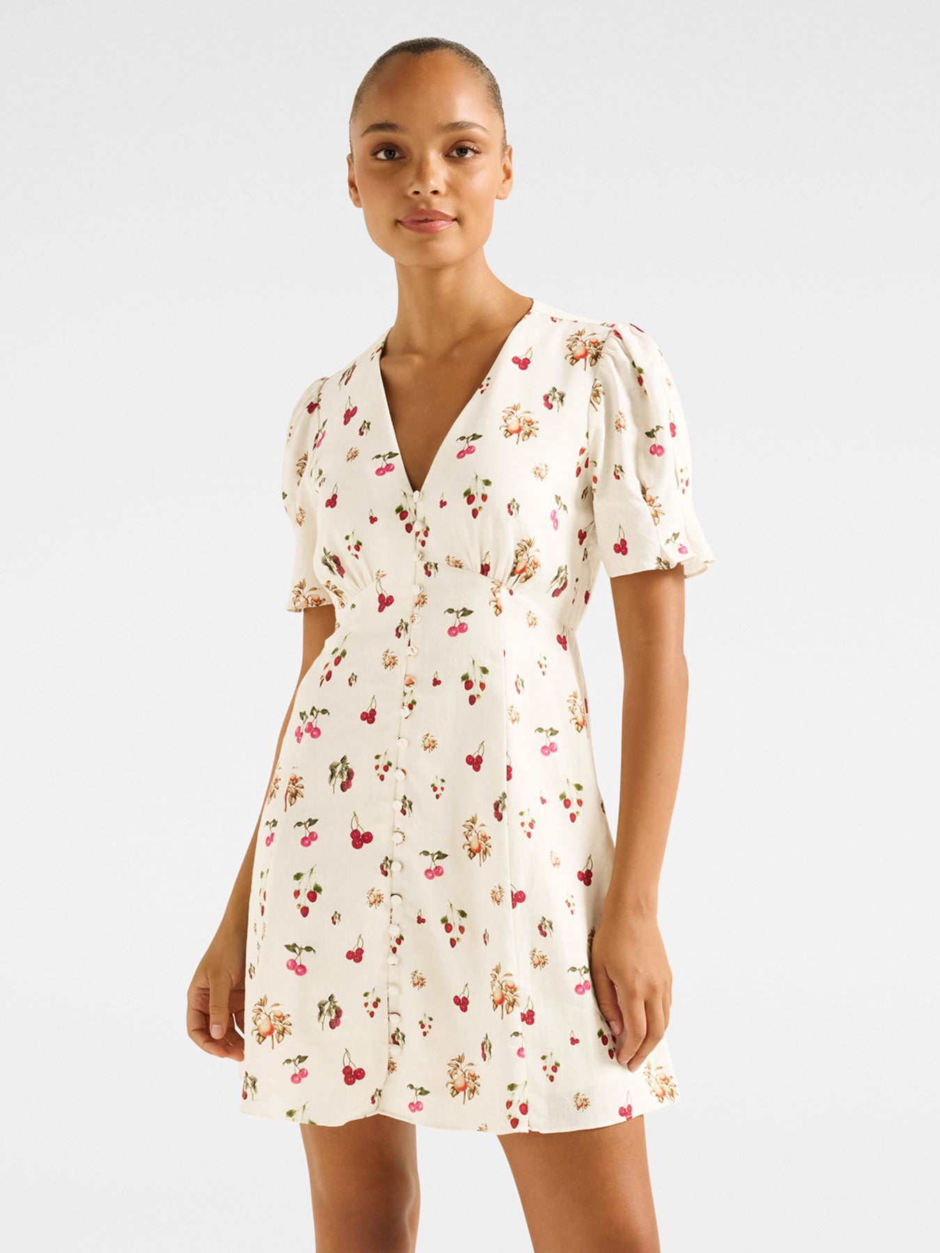 Berna Printed Mini Dress