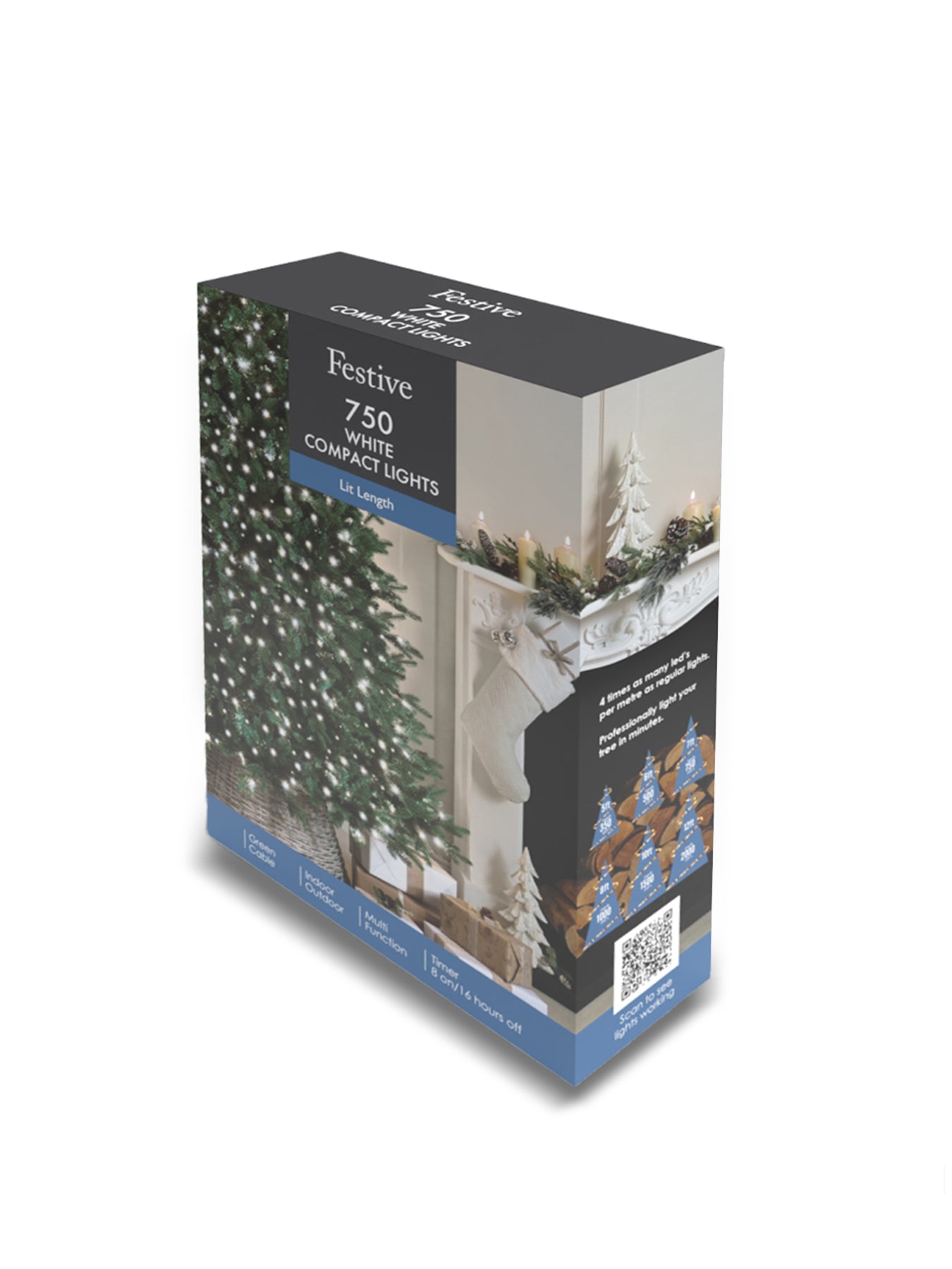 Christmas Compact Lights 750 Cool White