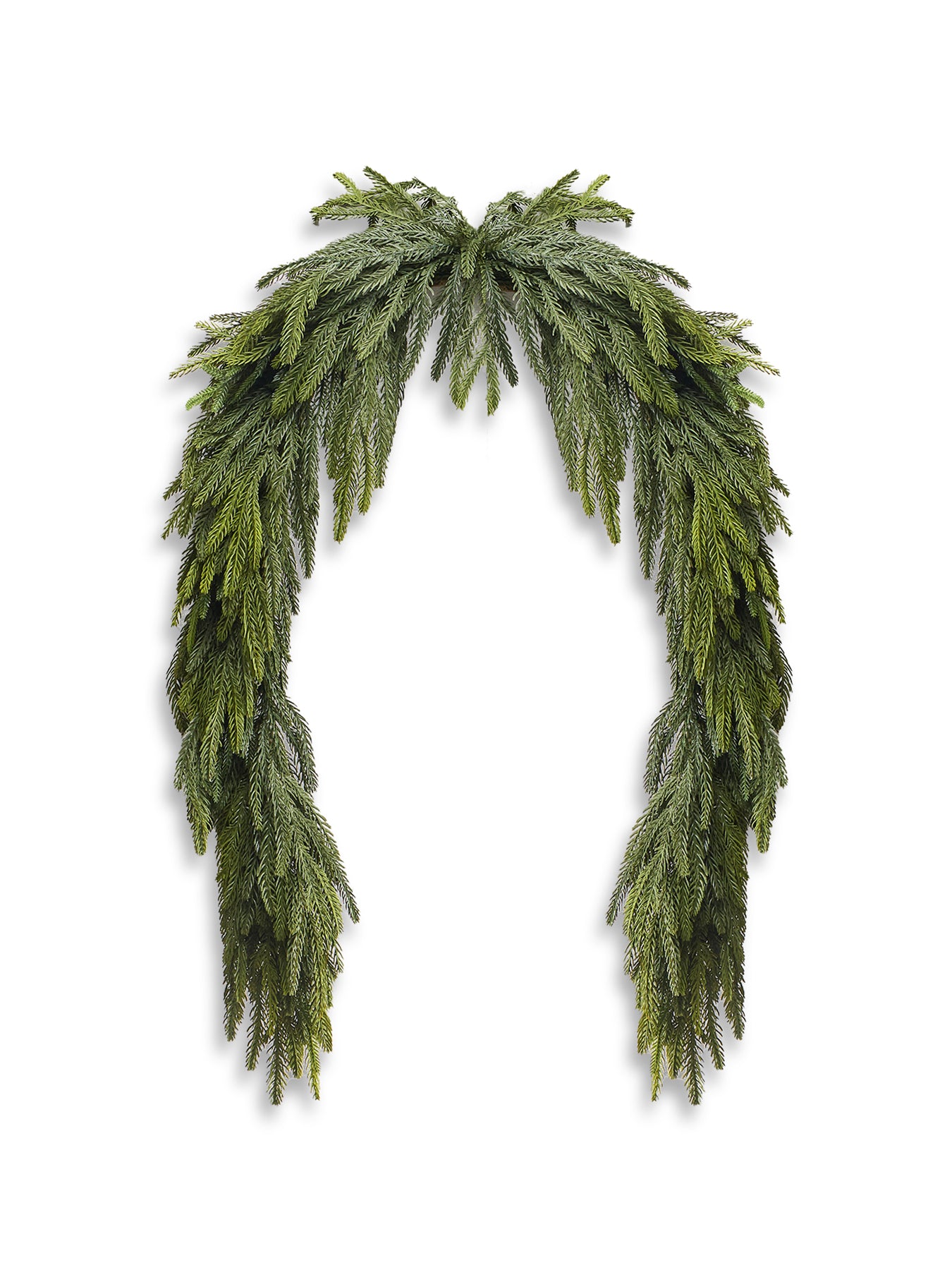 Waxed Pine Christmas Garland 180cm
