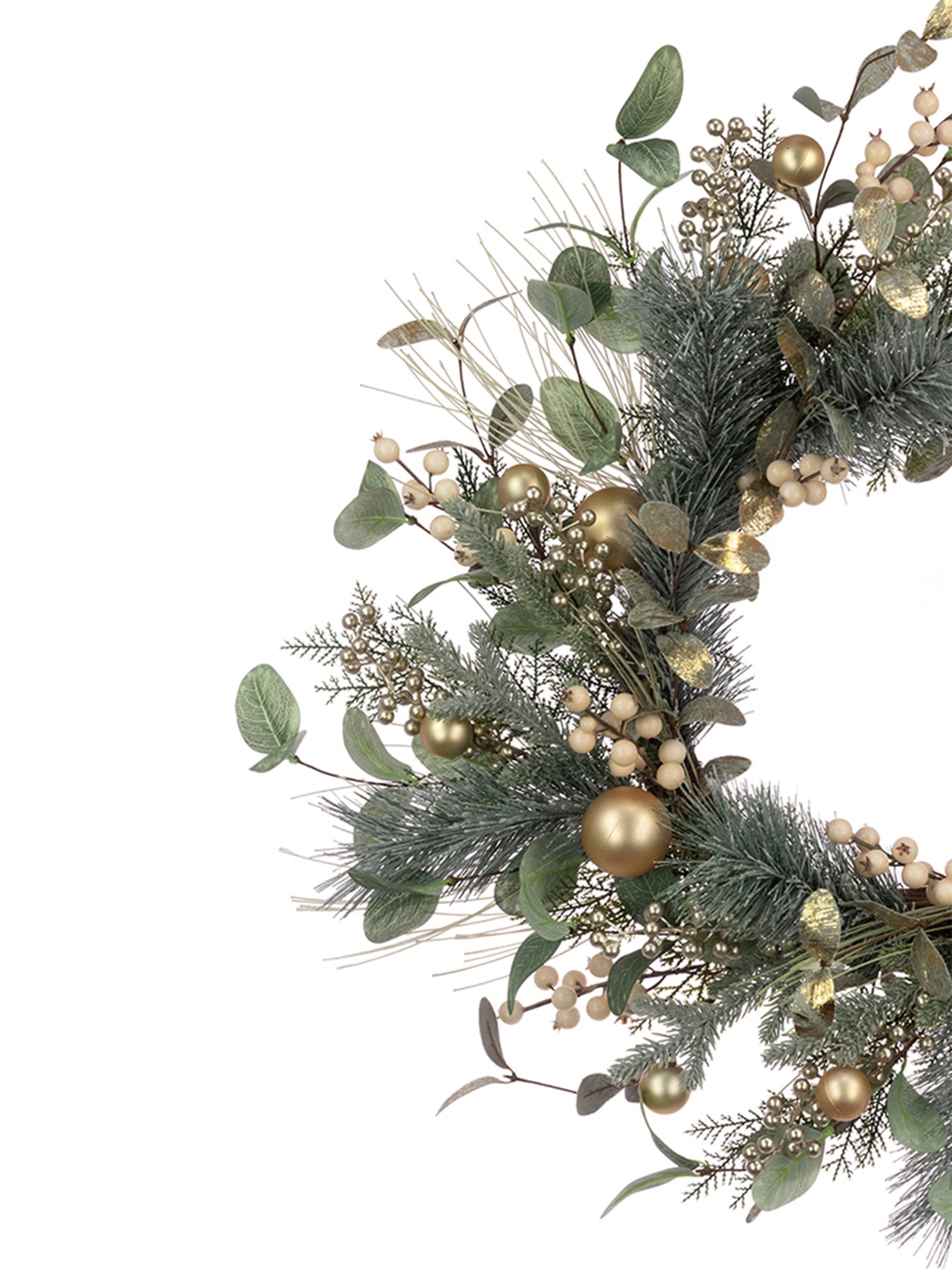 Ridlington Berry Wreath Christmas Decoration 60cm