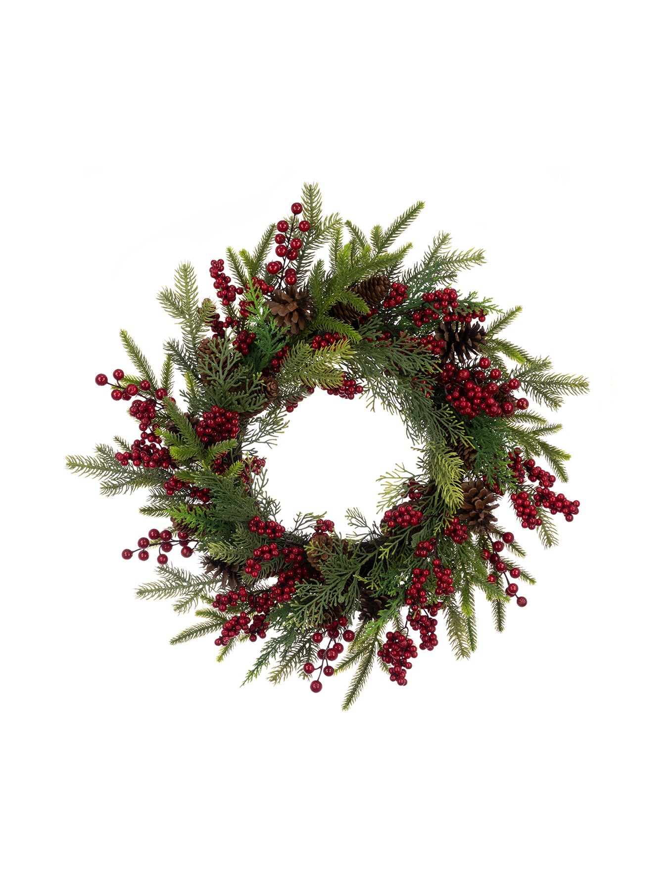 Empingham Berry Wreath Christmas Decoration 61cm