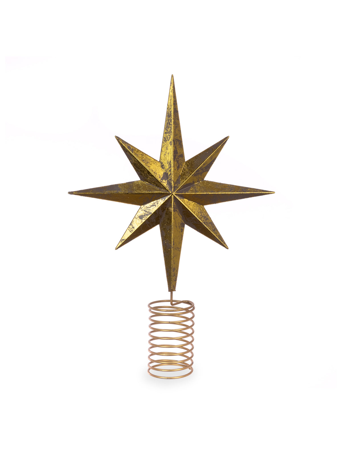Metallic Star Tree Topper 38cm - Gold