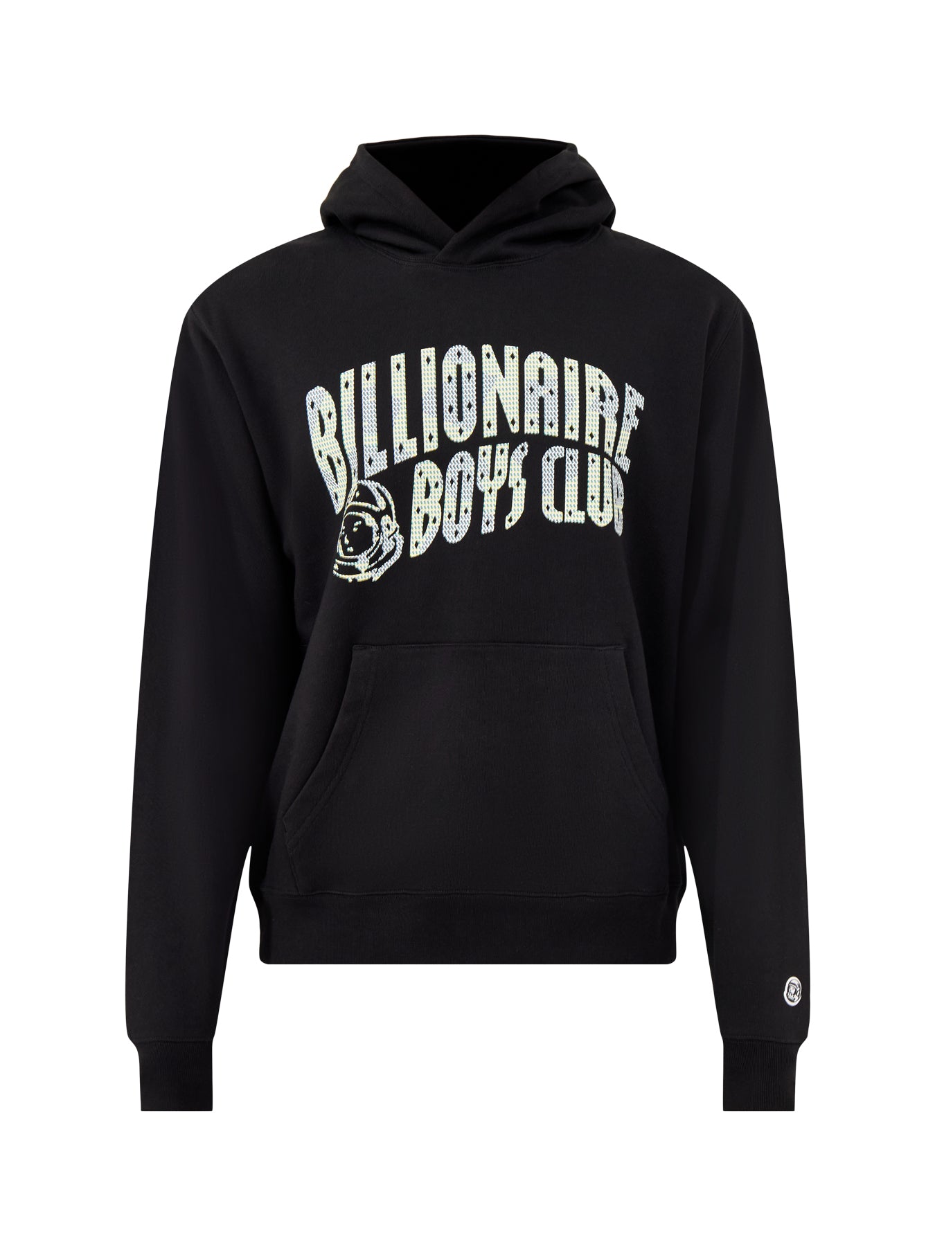 Tri-Tone Arch Logo Popover Hood Black