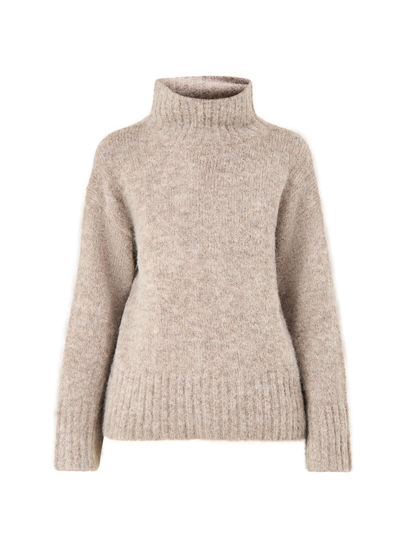Gabriella High Neck Knit Grey
