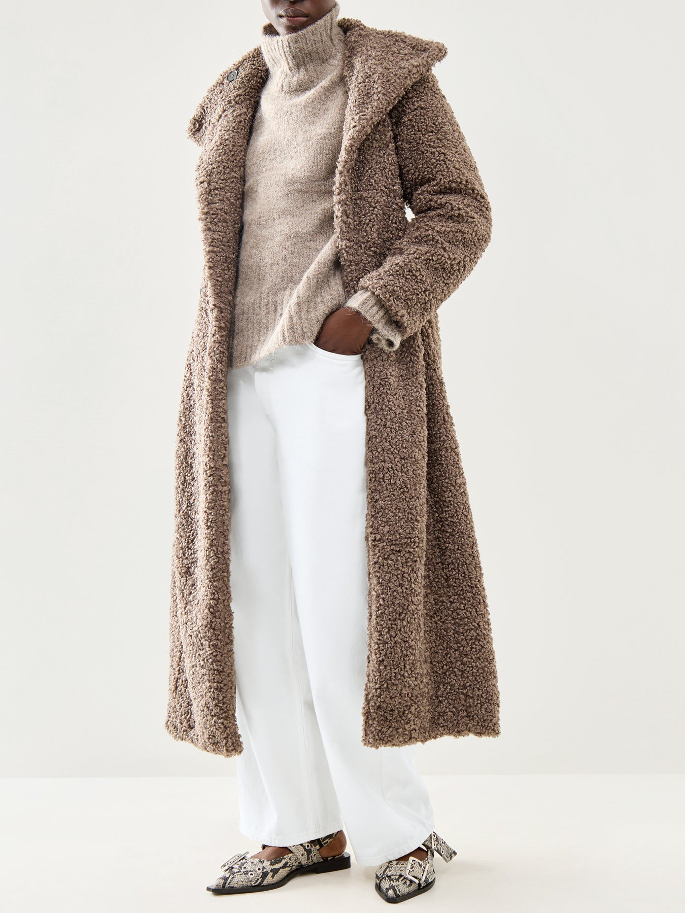 Gabriella High Neck Knit Grey