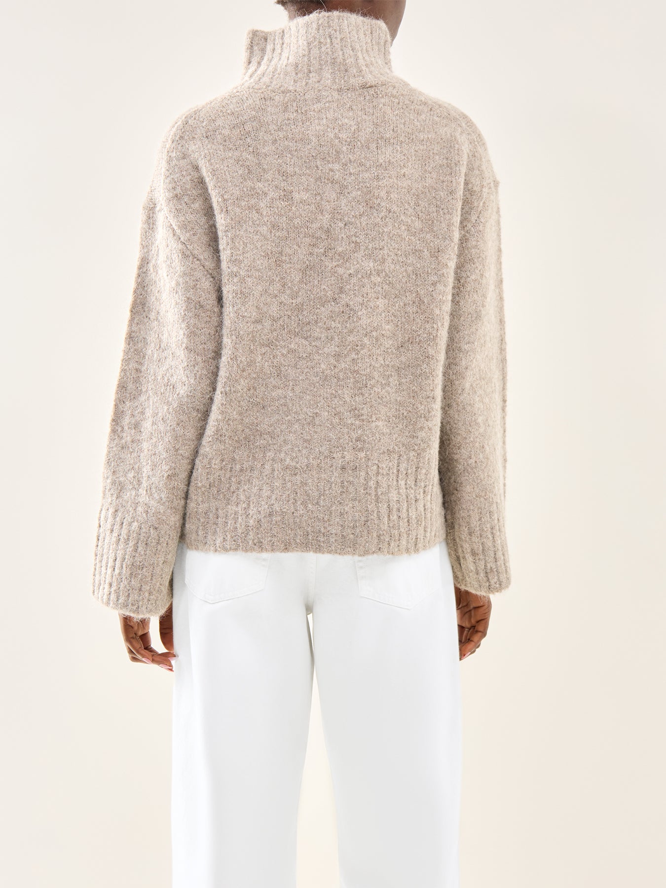 Gabriella High Neck Knit Grey