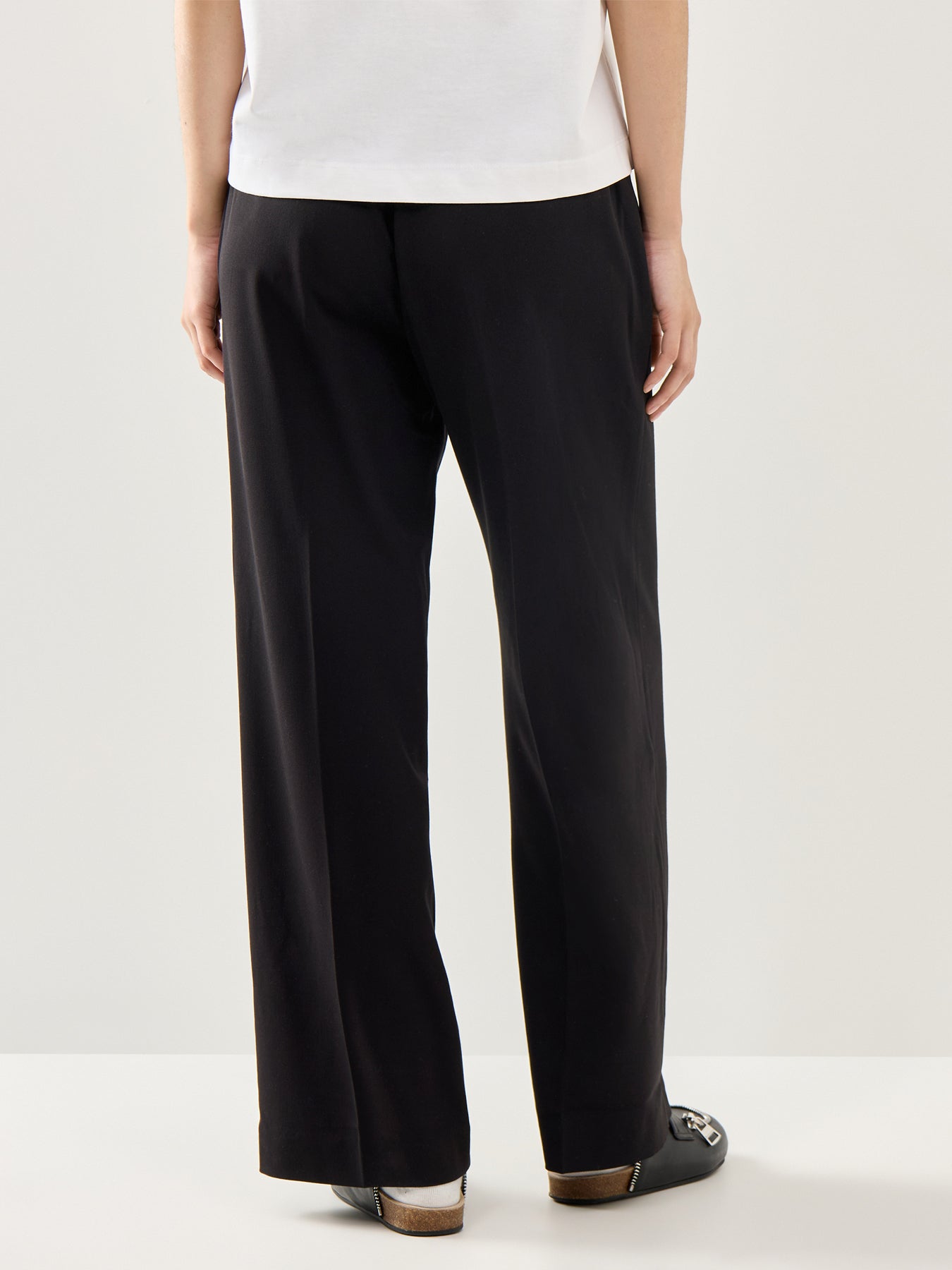 Emma-Tara Mw Wide Pant Black