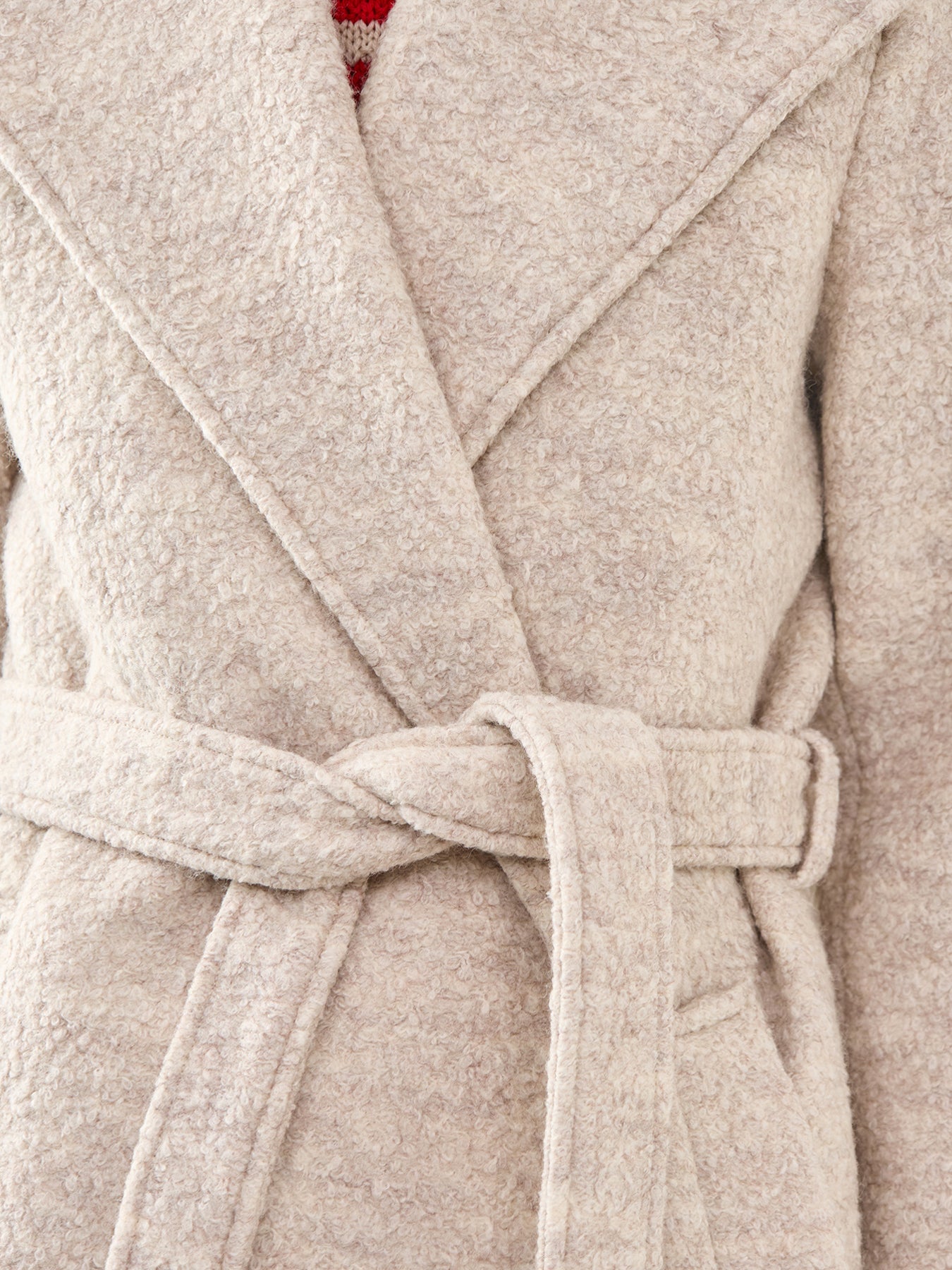 Rosa Boucle Coat Grey