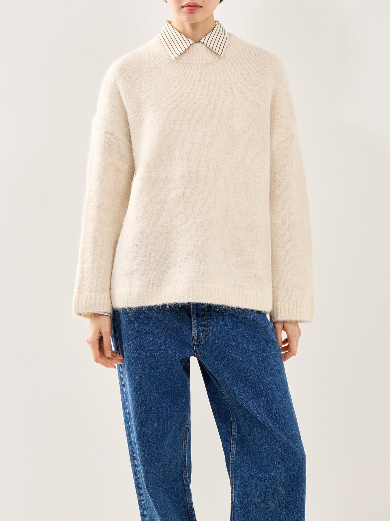 Gabriella Crew Neck Knit Birch