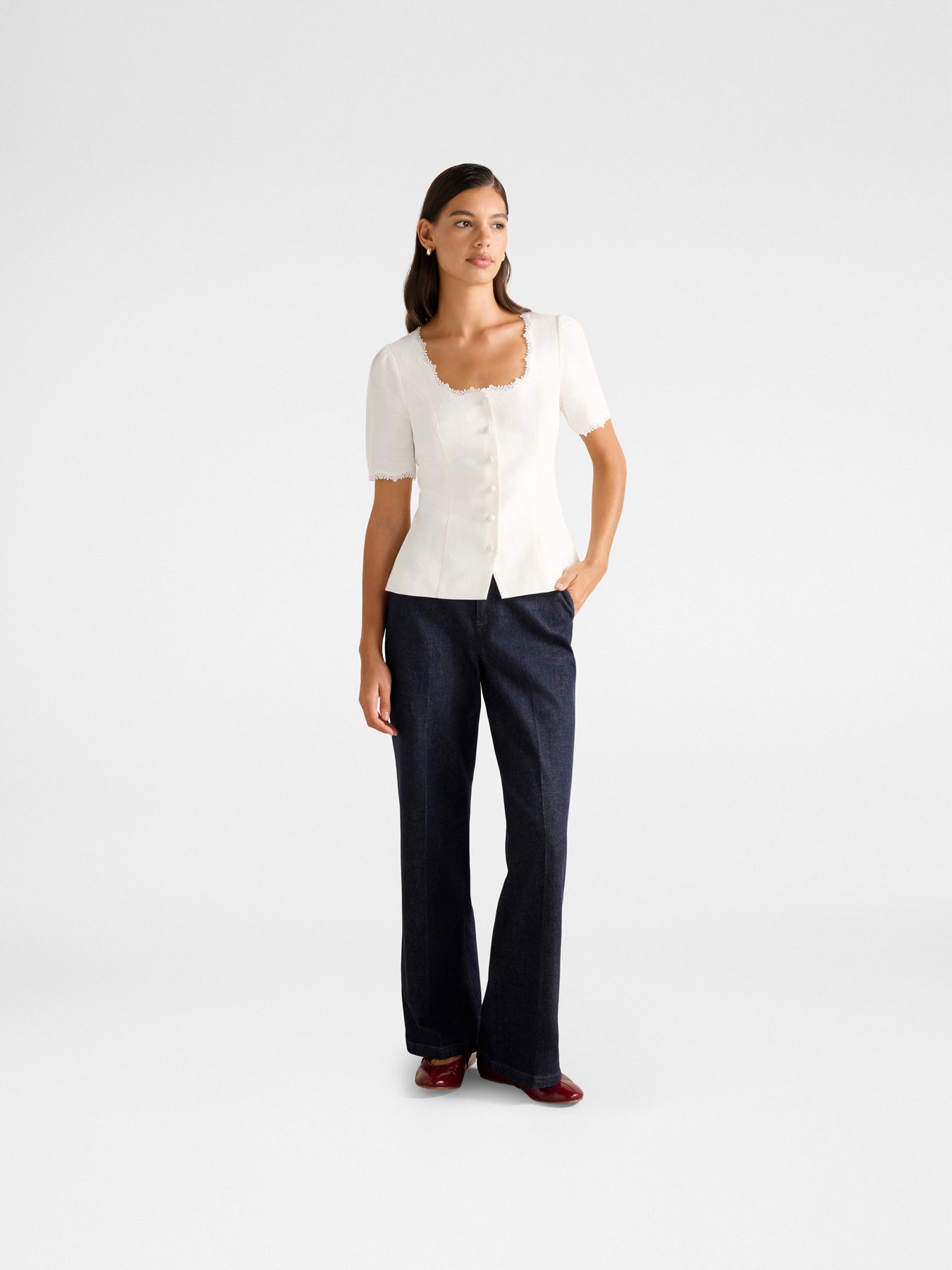 Thea Tailored Top