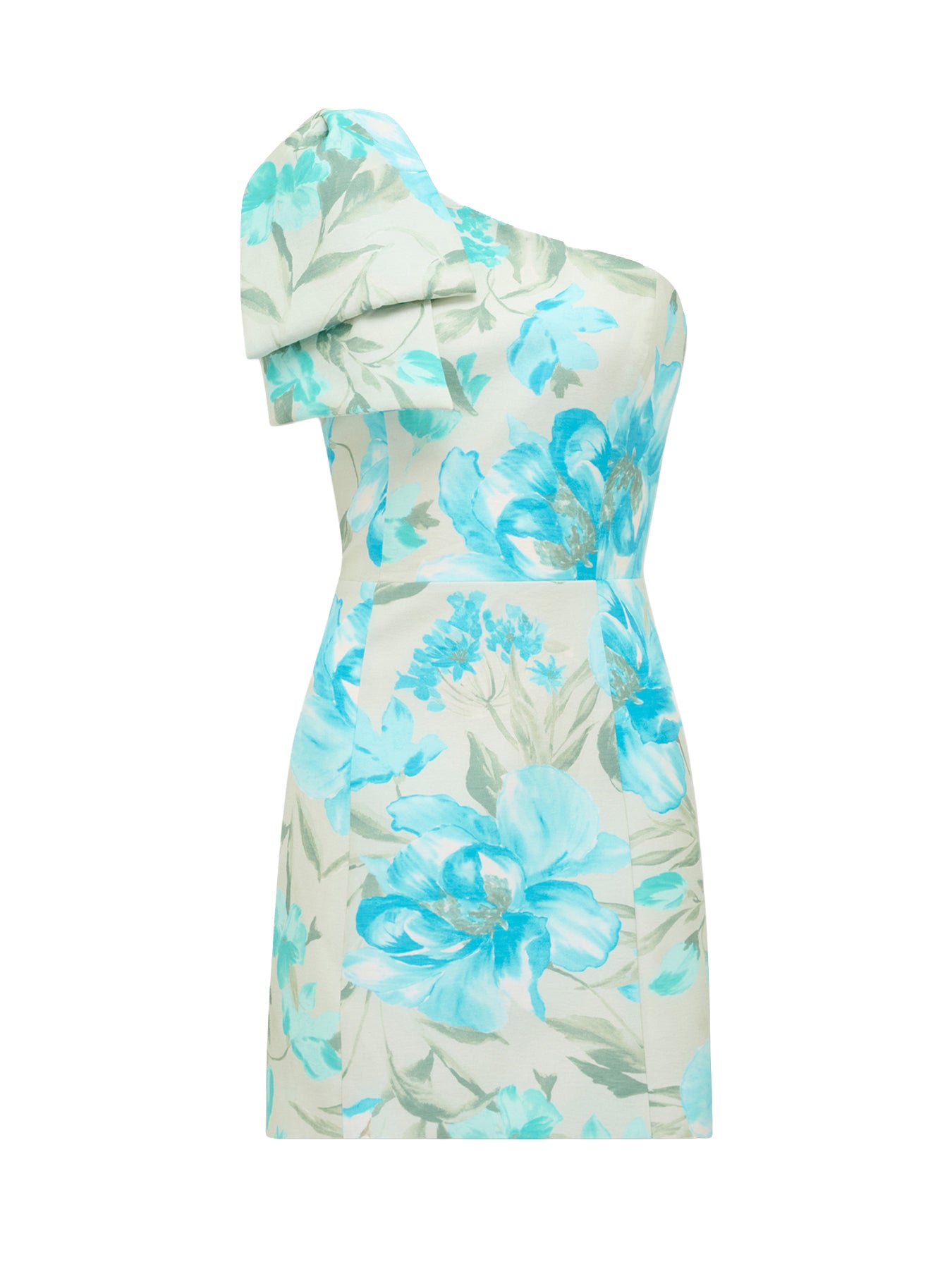 Darcy One Shoulder Bow Mini Dress
