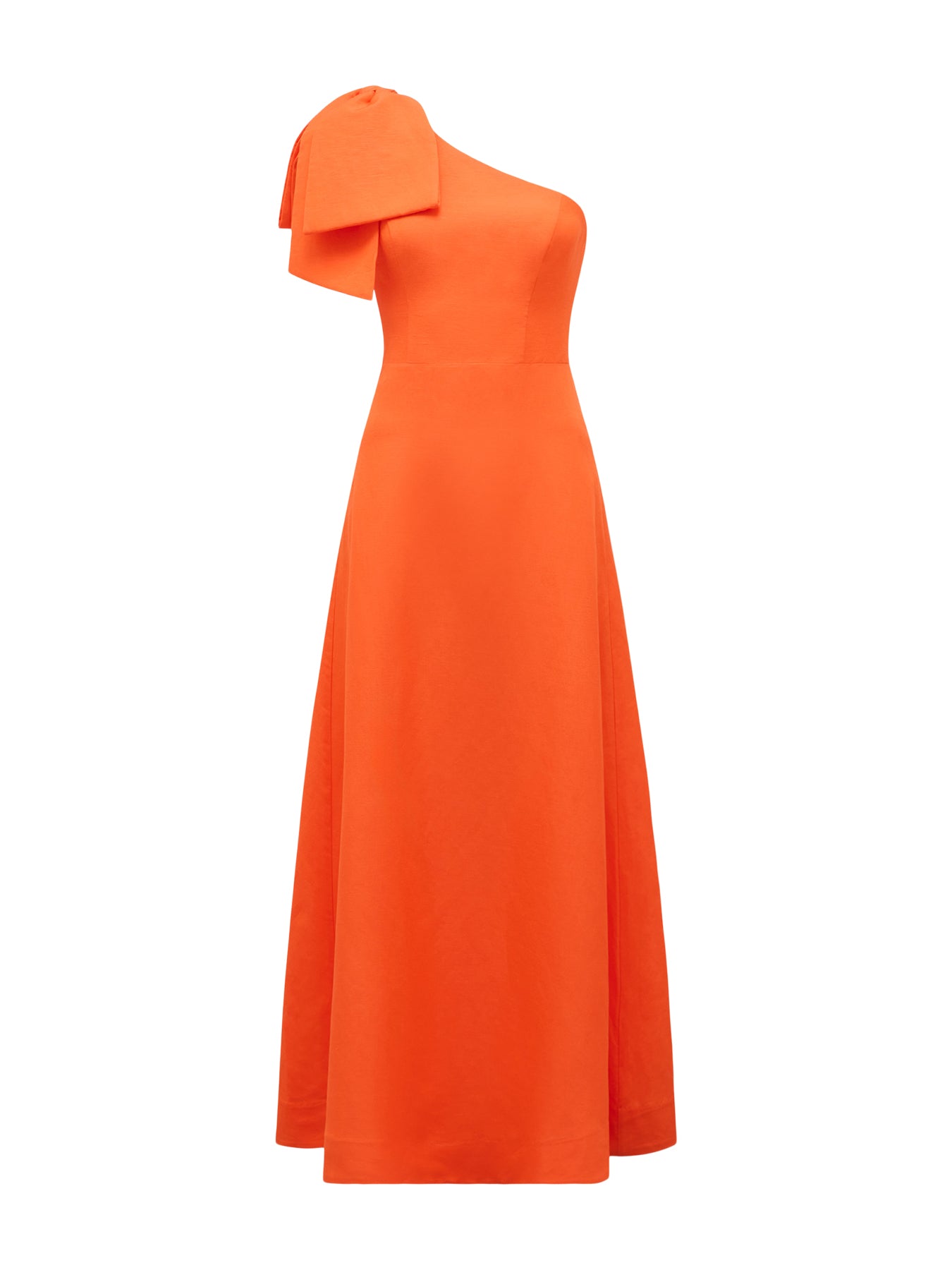 Danni Asymmetrical Bow Midi Dress