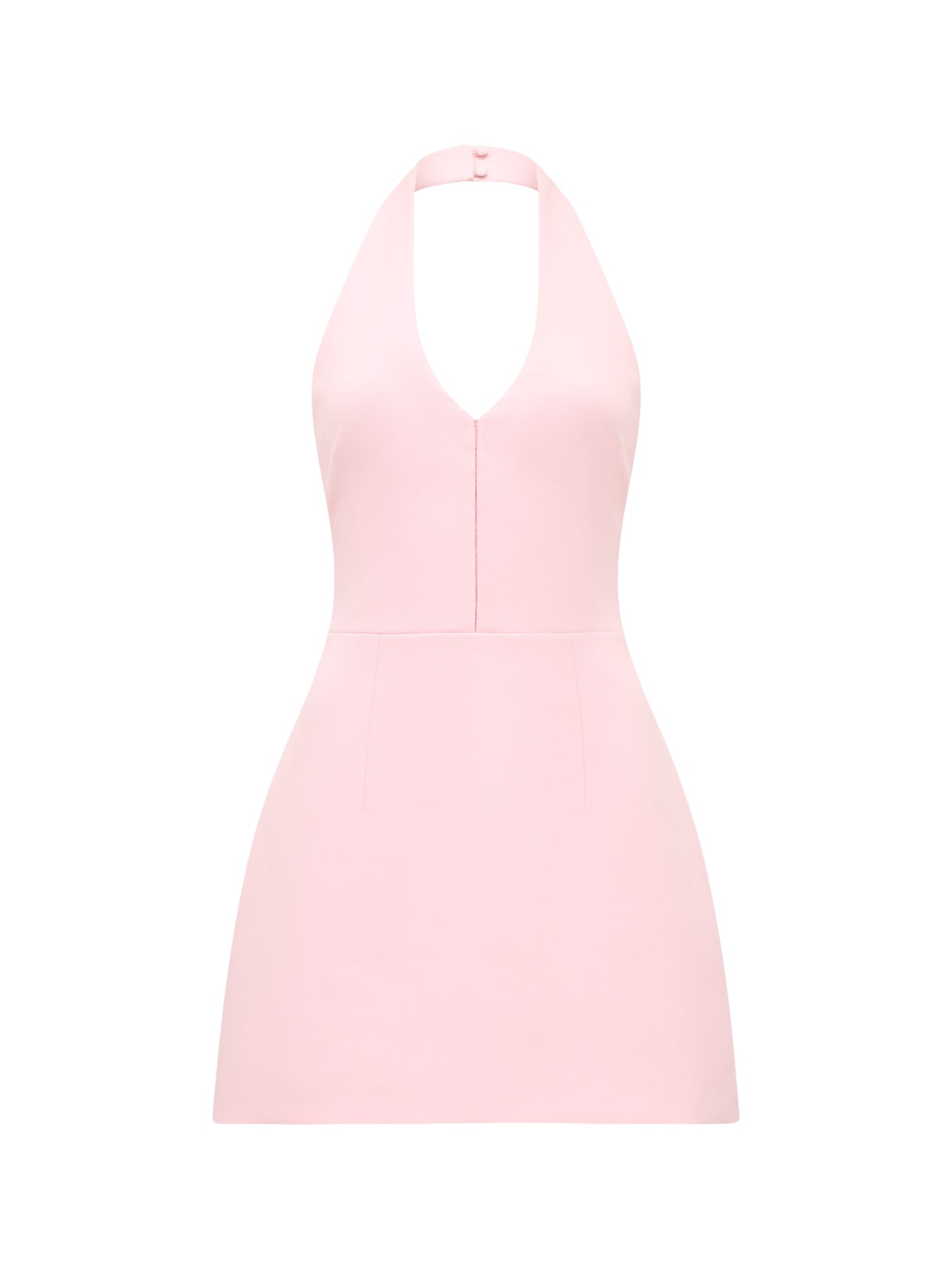 Ricki Halter Neck Hook and Eye Mini Dress