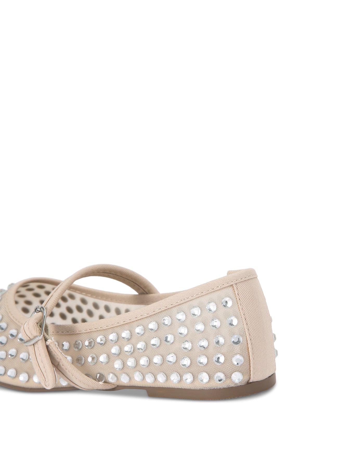 Nina Mesh Gem Blush Ballet Flats