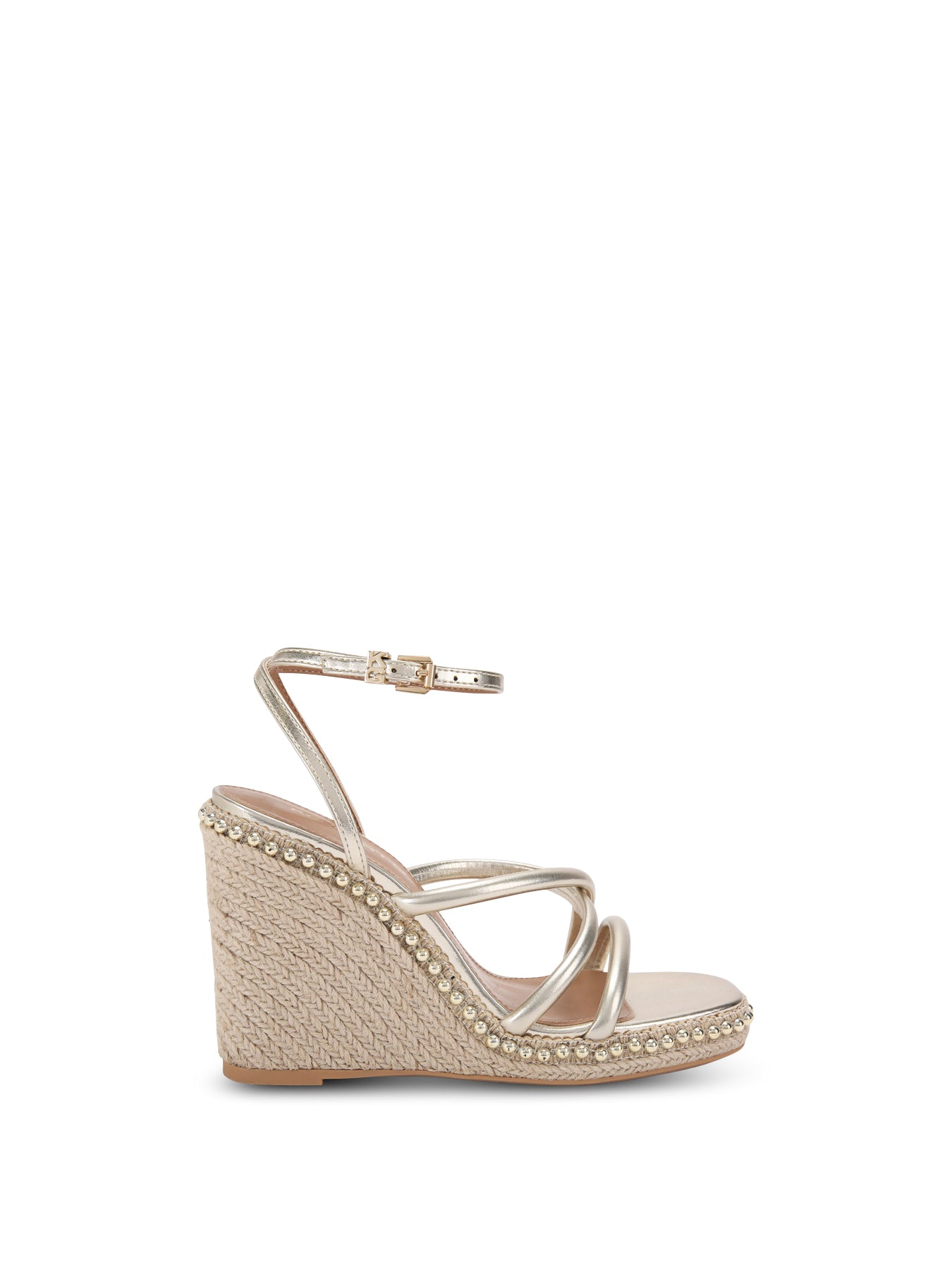 Peyton Wedge Sandals Gold