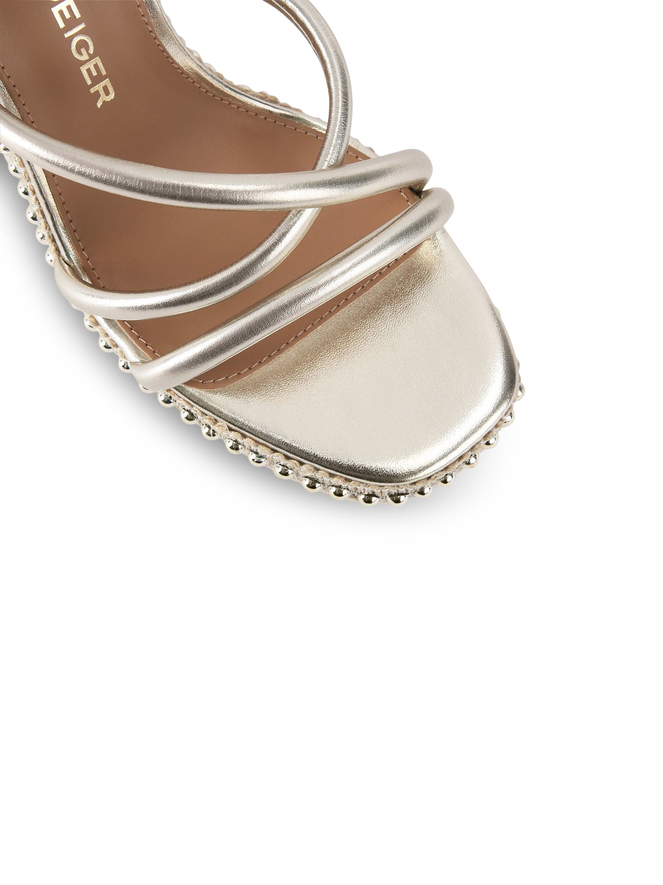 Peyton Wedge Sandals Gold