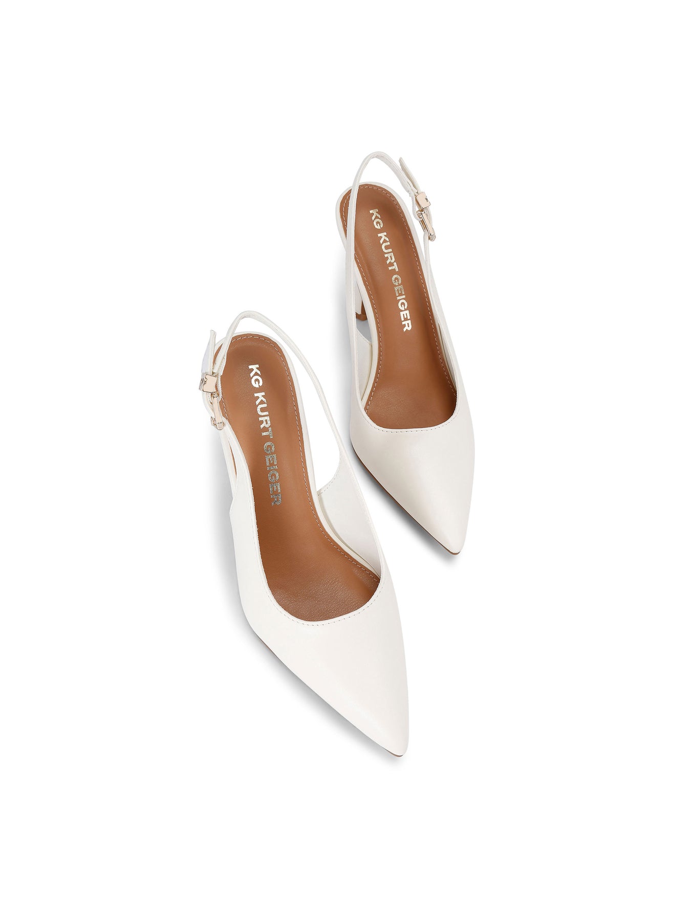 Adina Slingback Heel White
