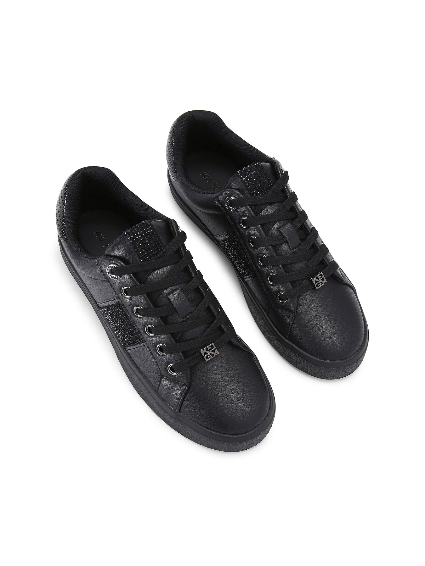 Lucie Lace Up Trainers White