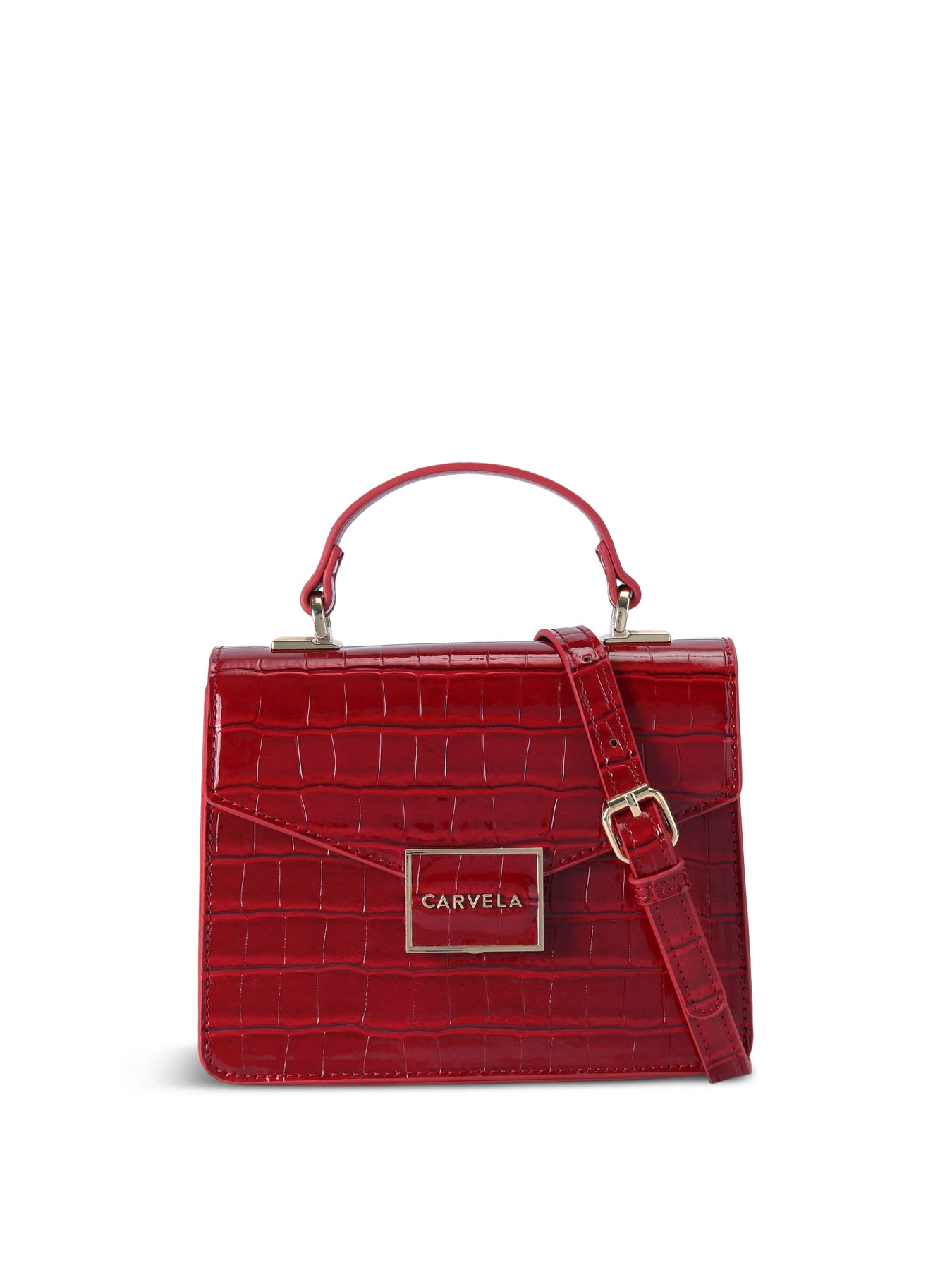 Jessica Top Handle Bag Red
