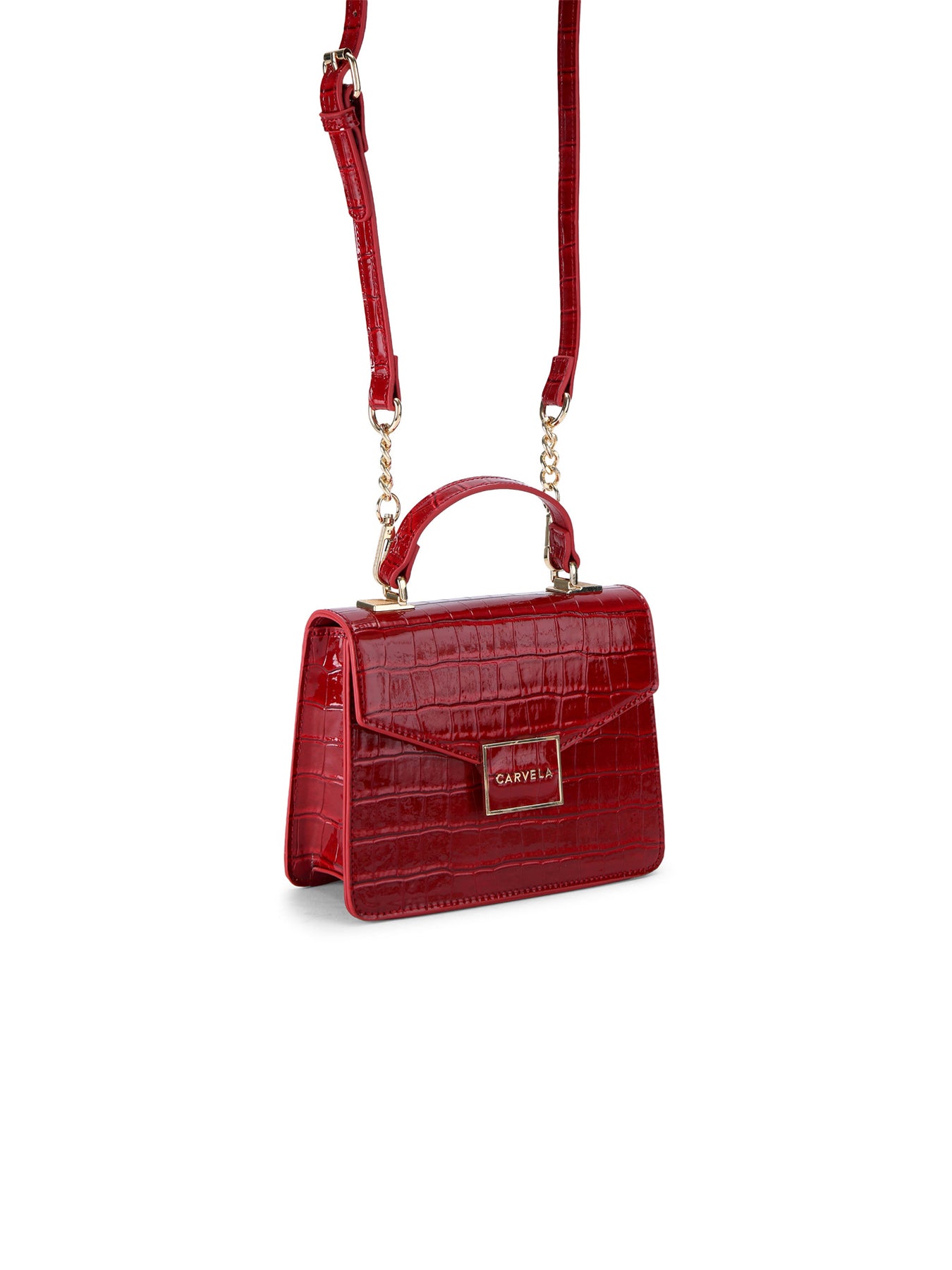 Jessica Top Handle Bag Red