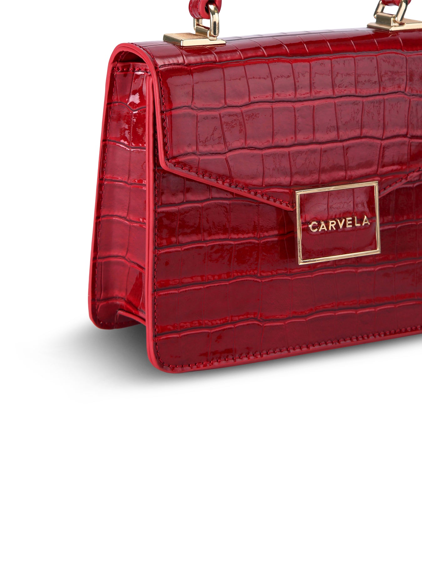 Jessica Top Handle Bag Red