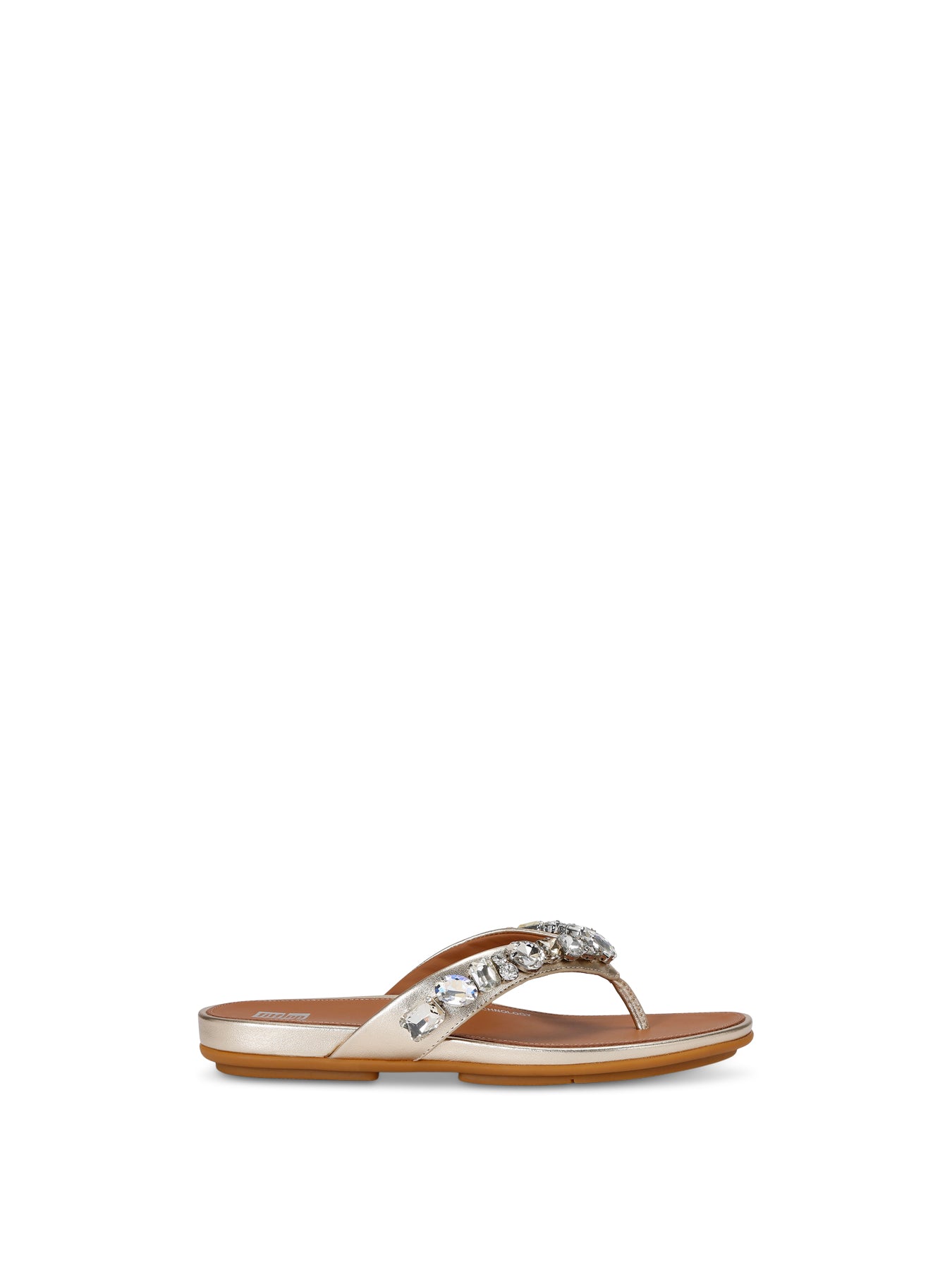Gracie Jewel Del Metallic Flip Flop