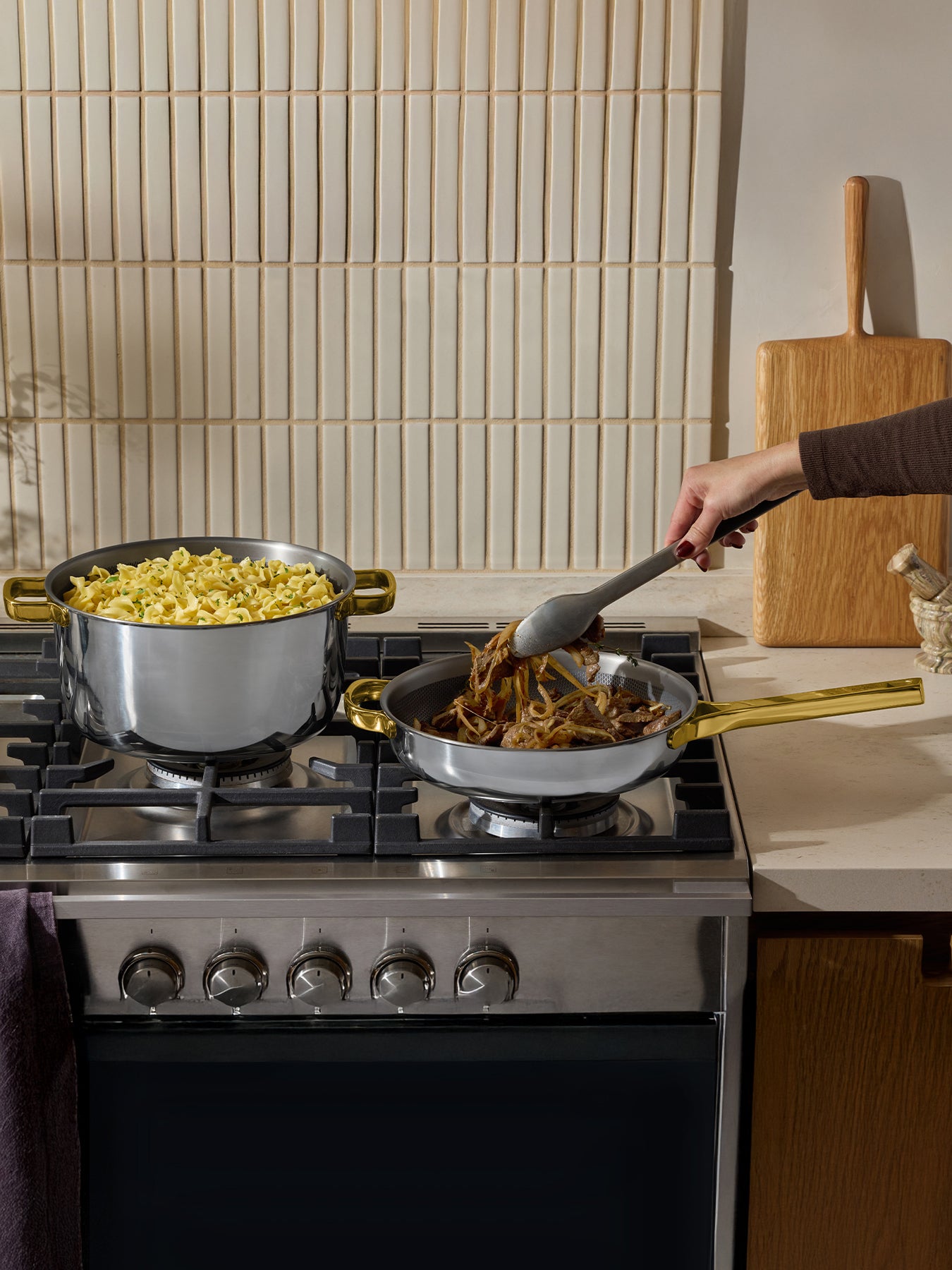 Titanium Pro Cookware Duo Chrome Gold