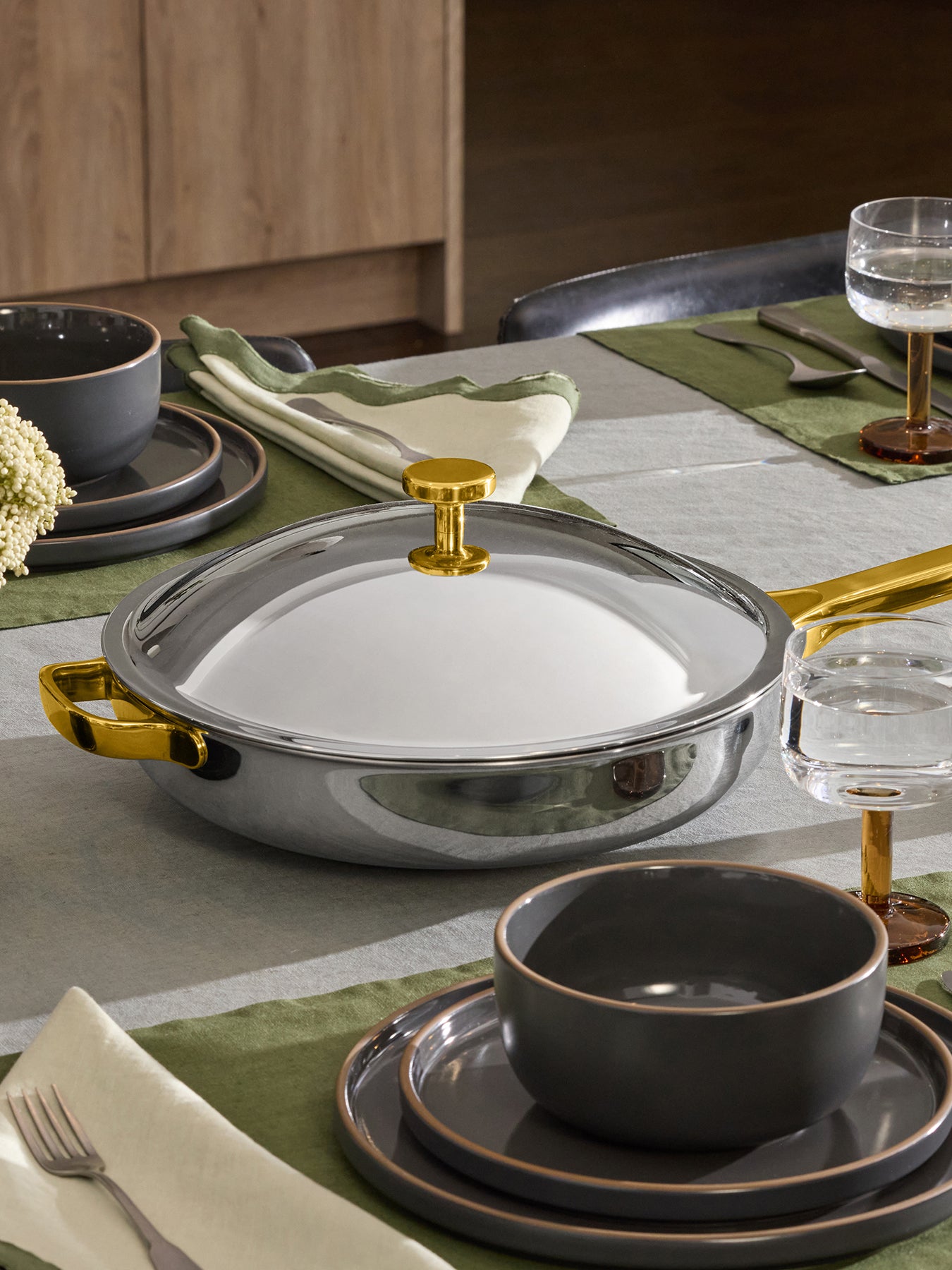 Titanium Large Always Pan Pro Chrome Gold