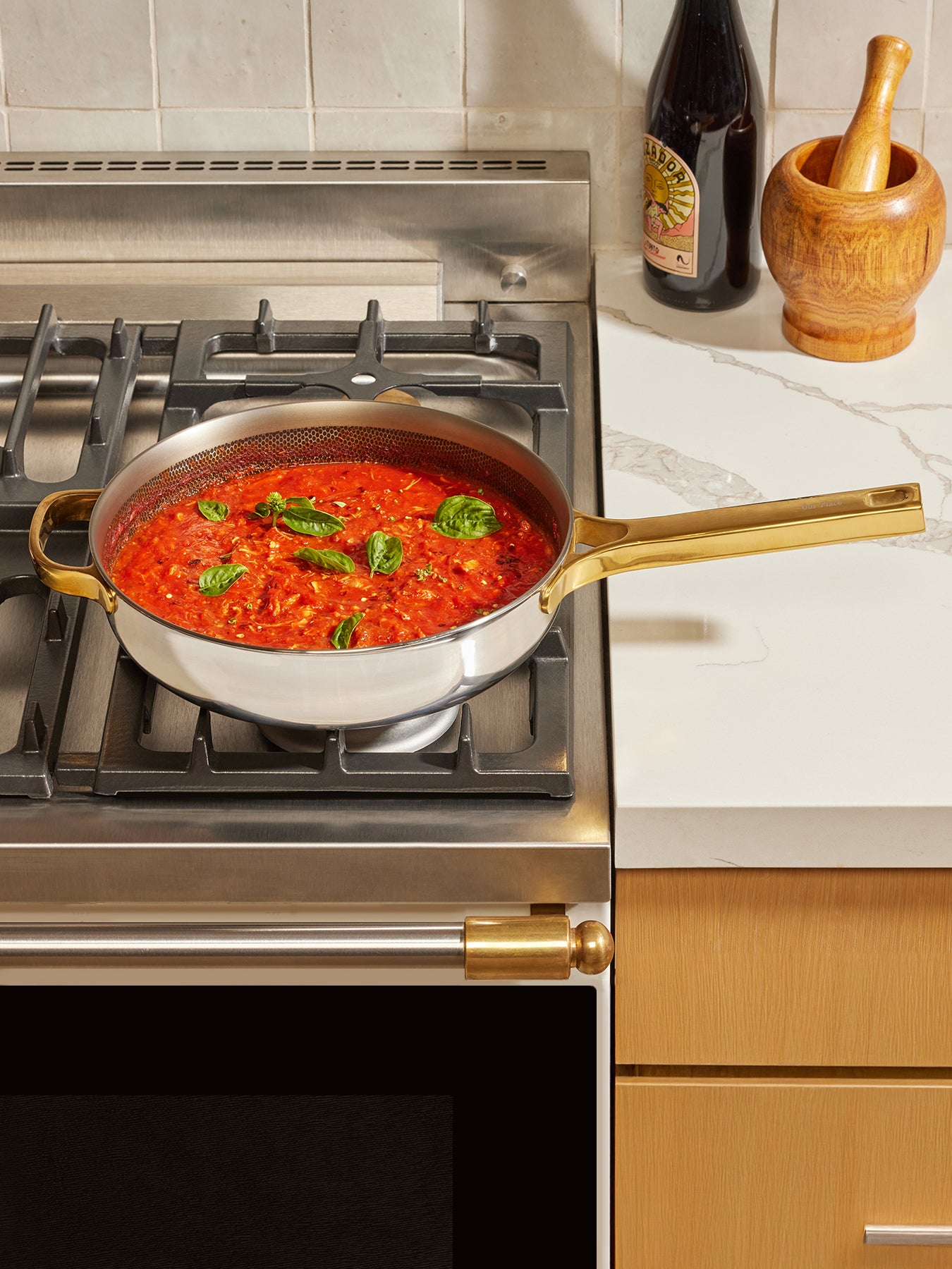 Titanium Large Always Pan Pro Chrome Gold