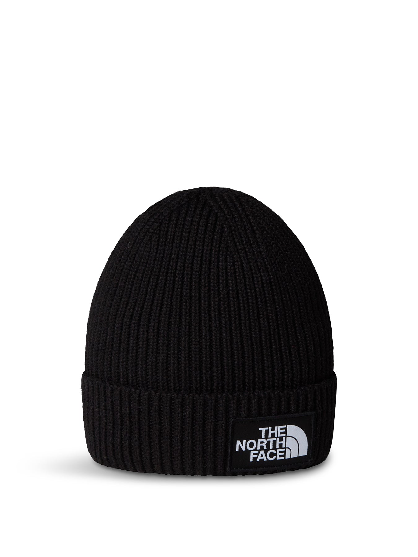 Knitted Beanie Logo Hat Black