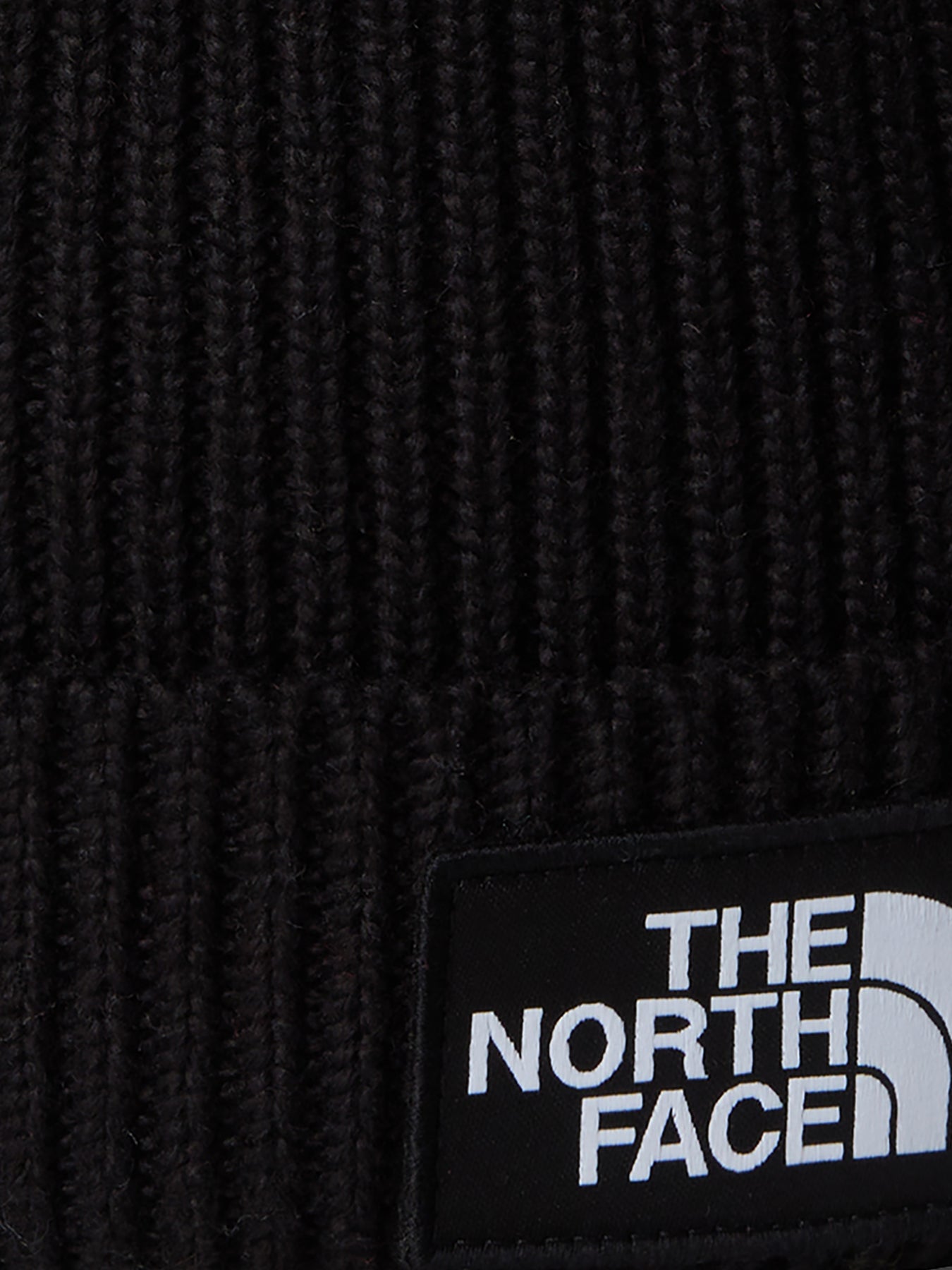 Knitted Beanie Logo Hat Black
