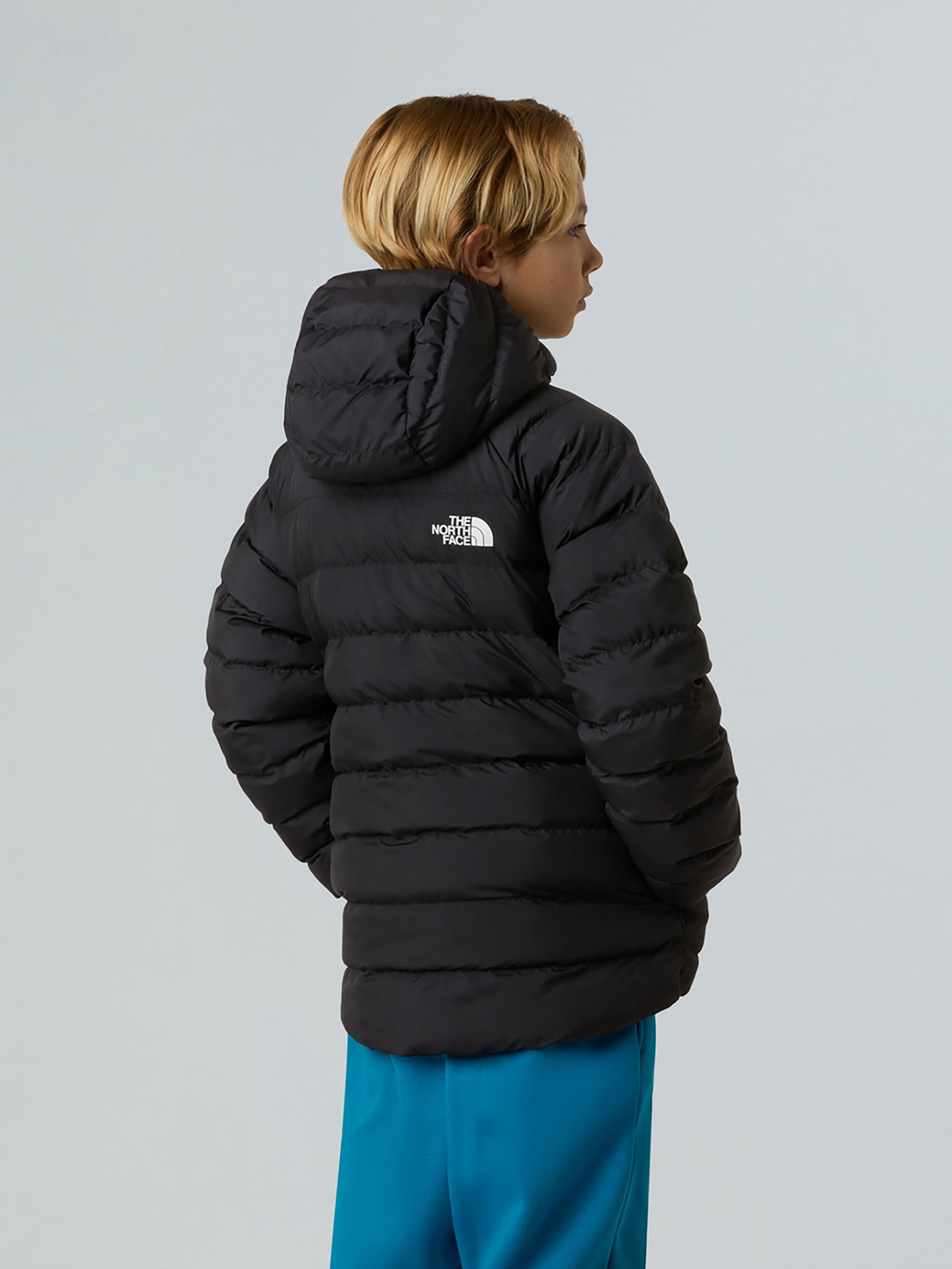 B Reversible Perrito Hooded Jacket Black