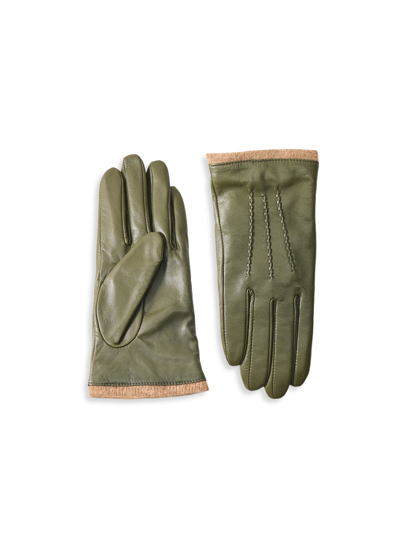 Lorraine Leather Gloves Brown