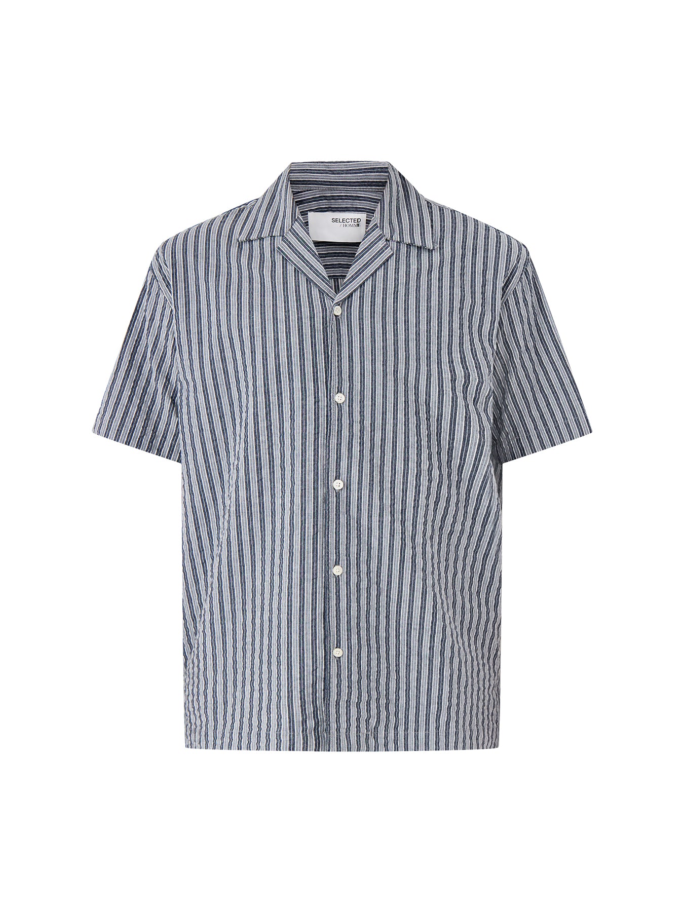 Relaxed Ace Seersucker Short Sleeves Shirt