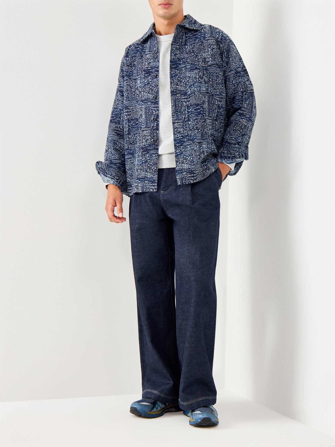 Relax luke Long Sleeves Sweatshirt Crew Neck Grey