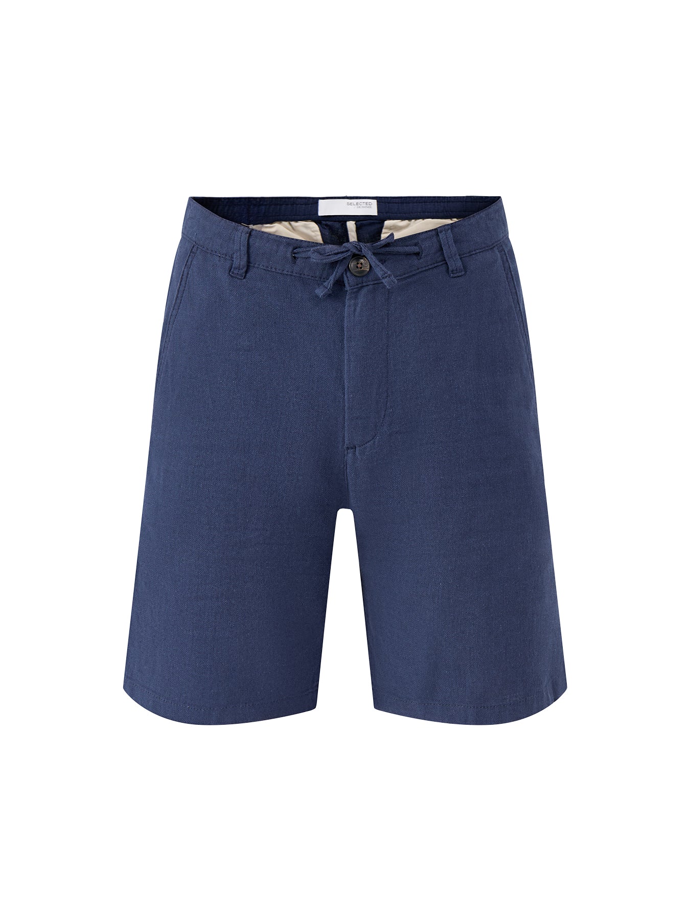 Navy Cotton Brody Shorts