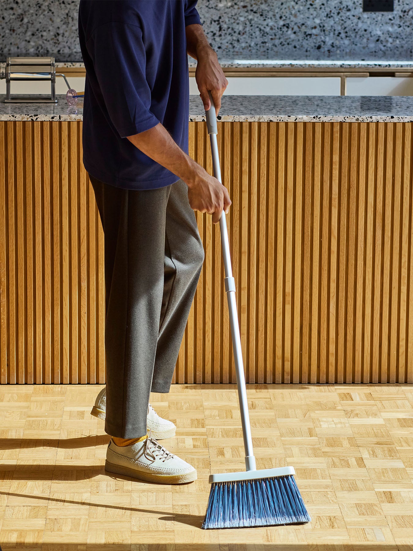 CleanTech Wall-Mounted Broom