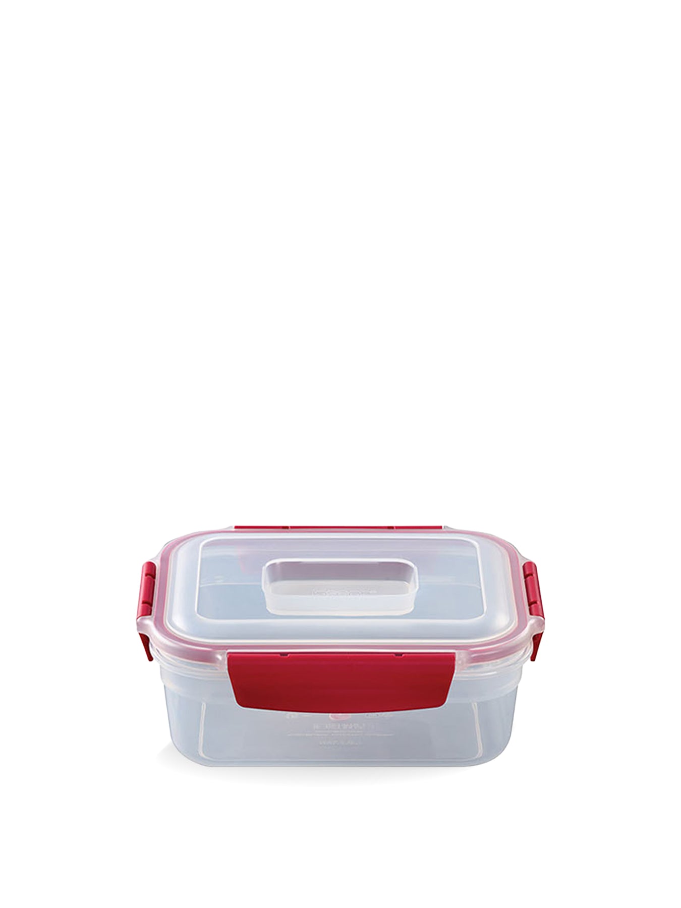 Nest Lock Boxes Rectangular 4Piece 1.1L Red