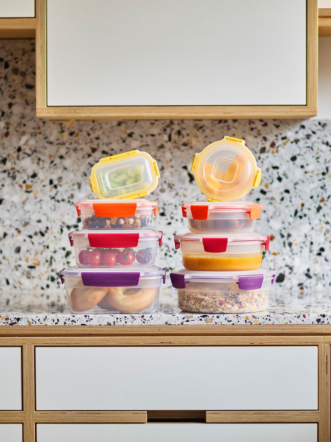 Nest Lock Round & Rectangular 8Piece Multi Sets